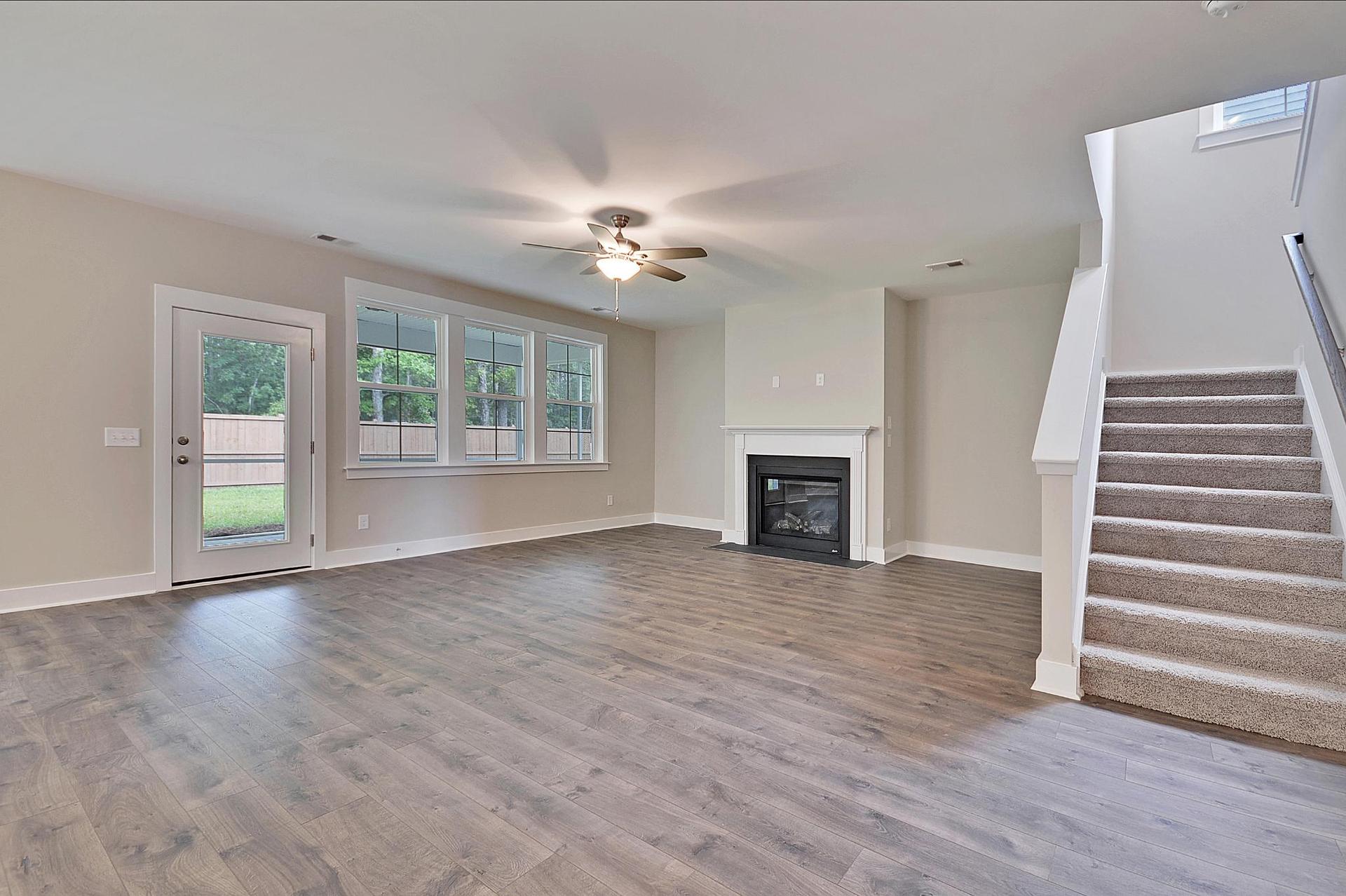 Maywood II Living Room with Optional Fireplace