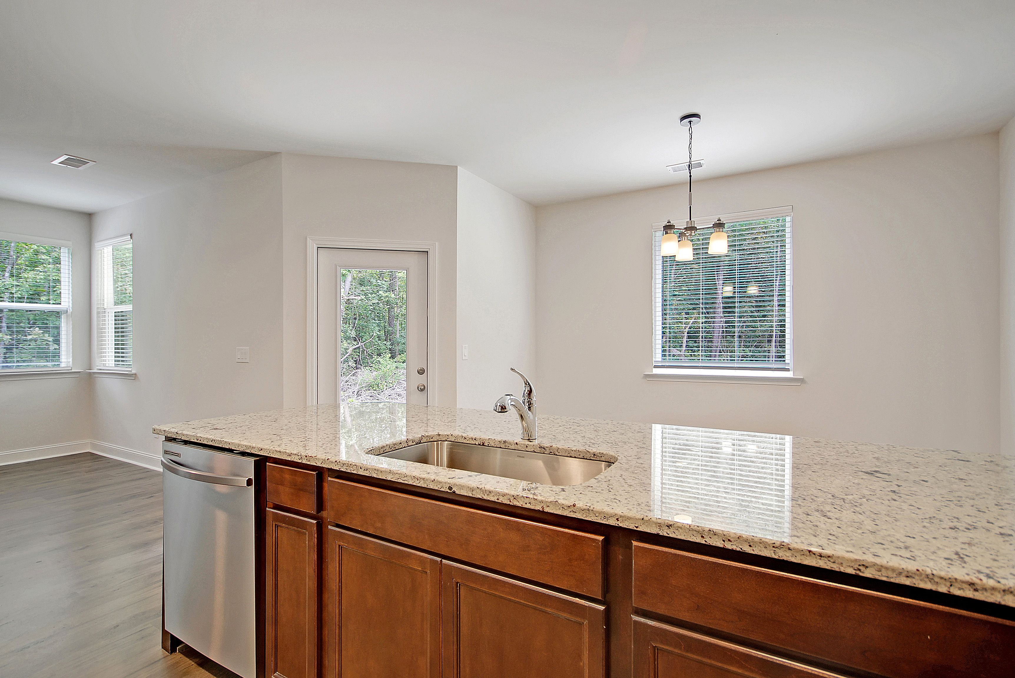 Buffett Kitchen Island Overlooking Dining Area