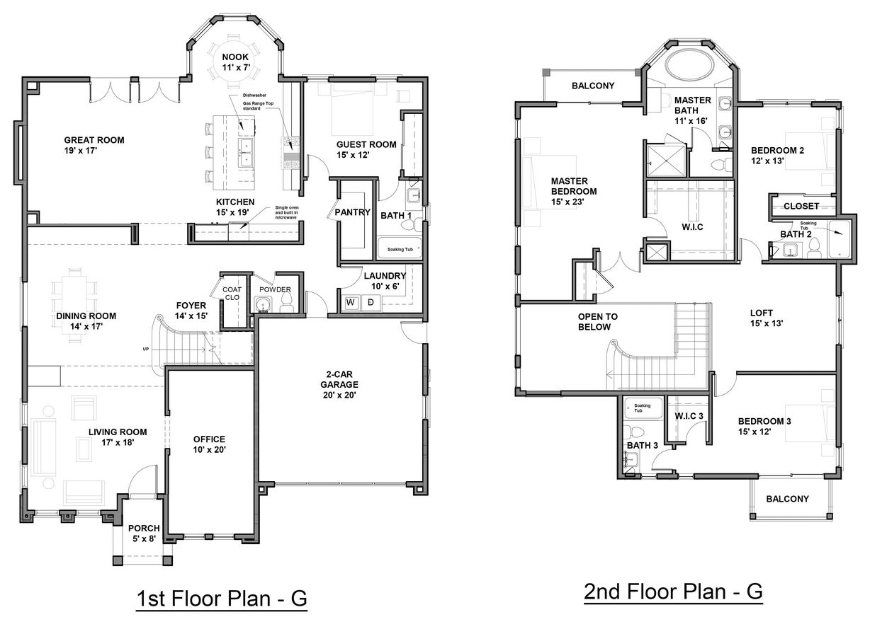 Plan G - Maison 