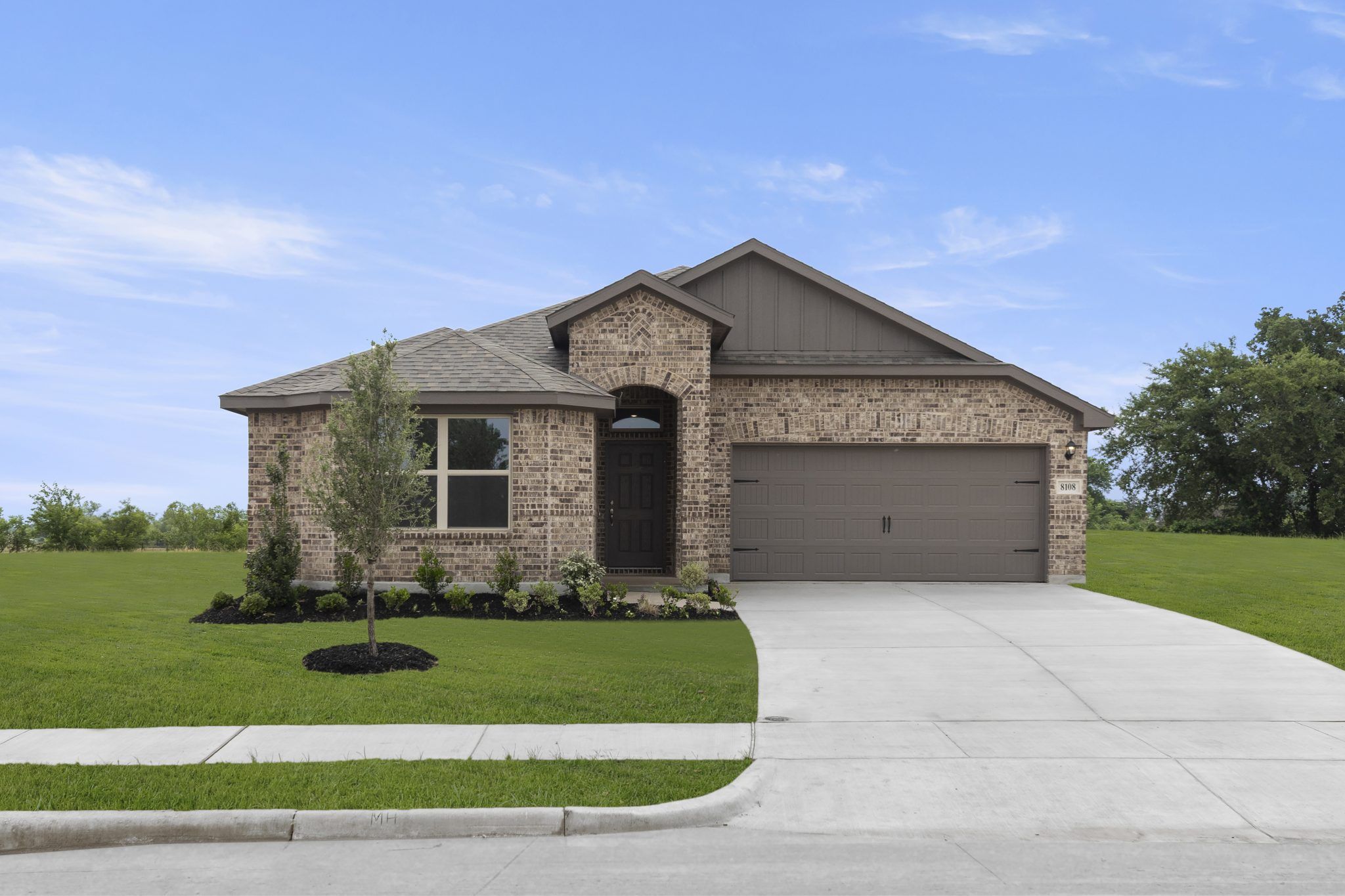 Belmont por Impression Homes en Dallas Texas