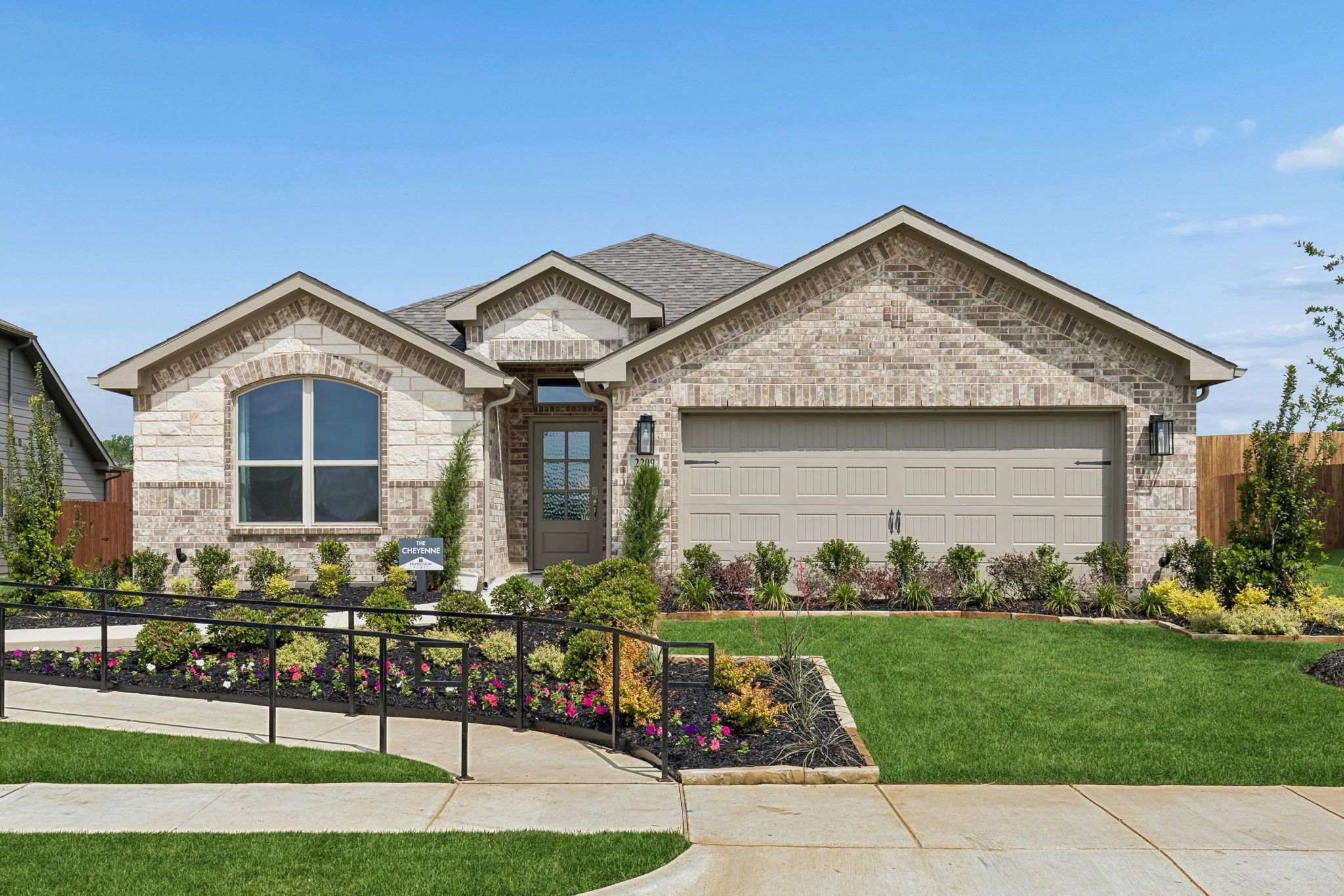 Belmont por Impression Homes en Dallas Texas