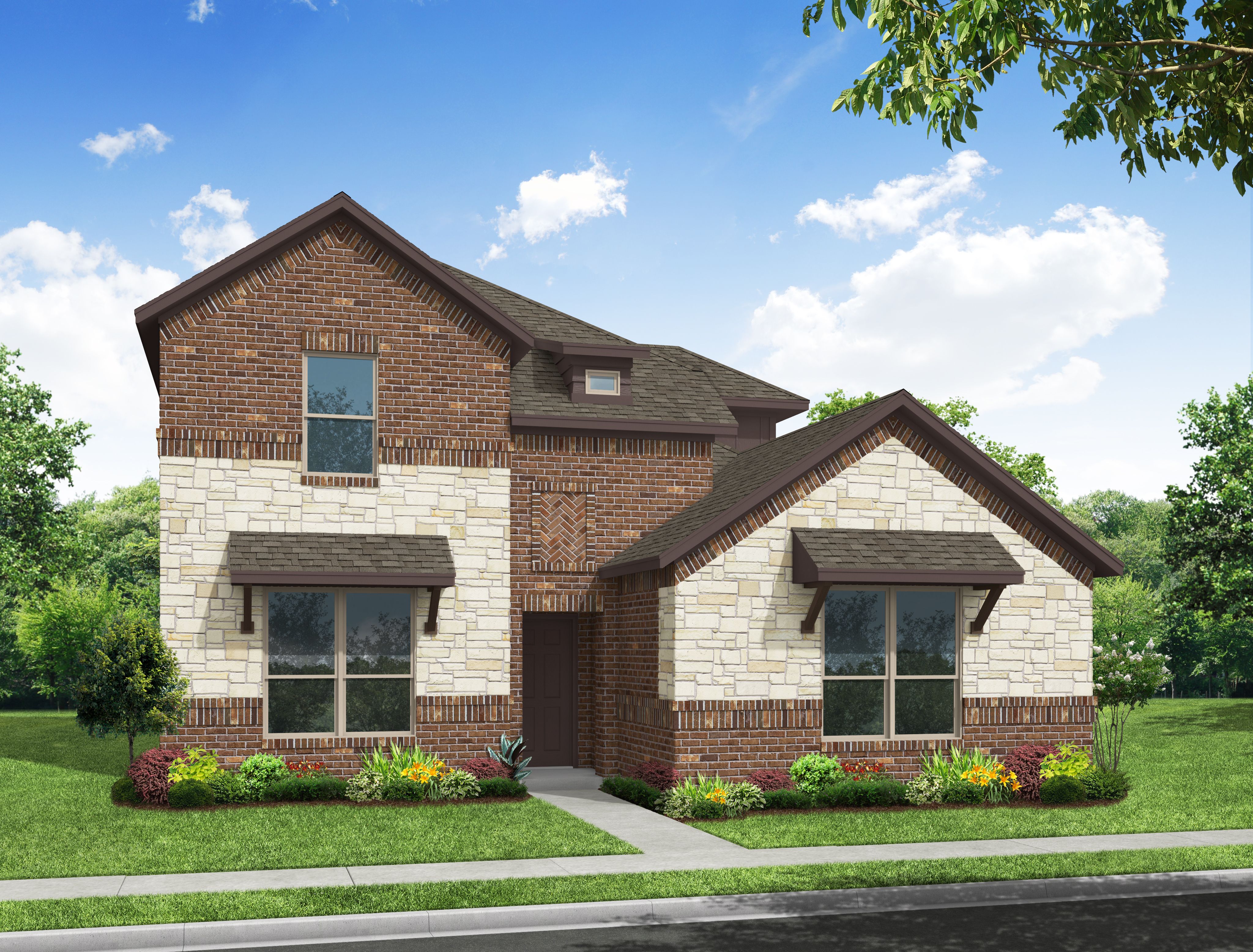 Redden Farms por Impression Homes en Dallas Texas
