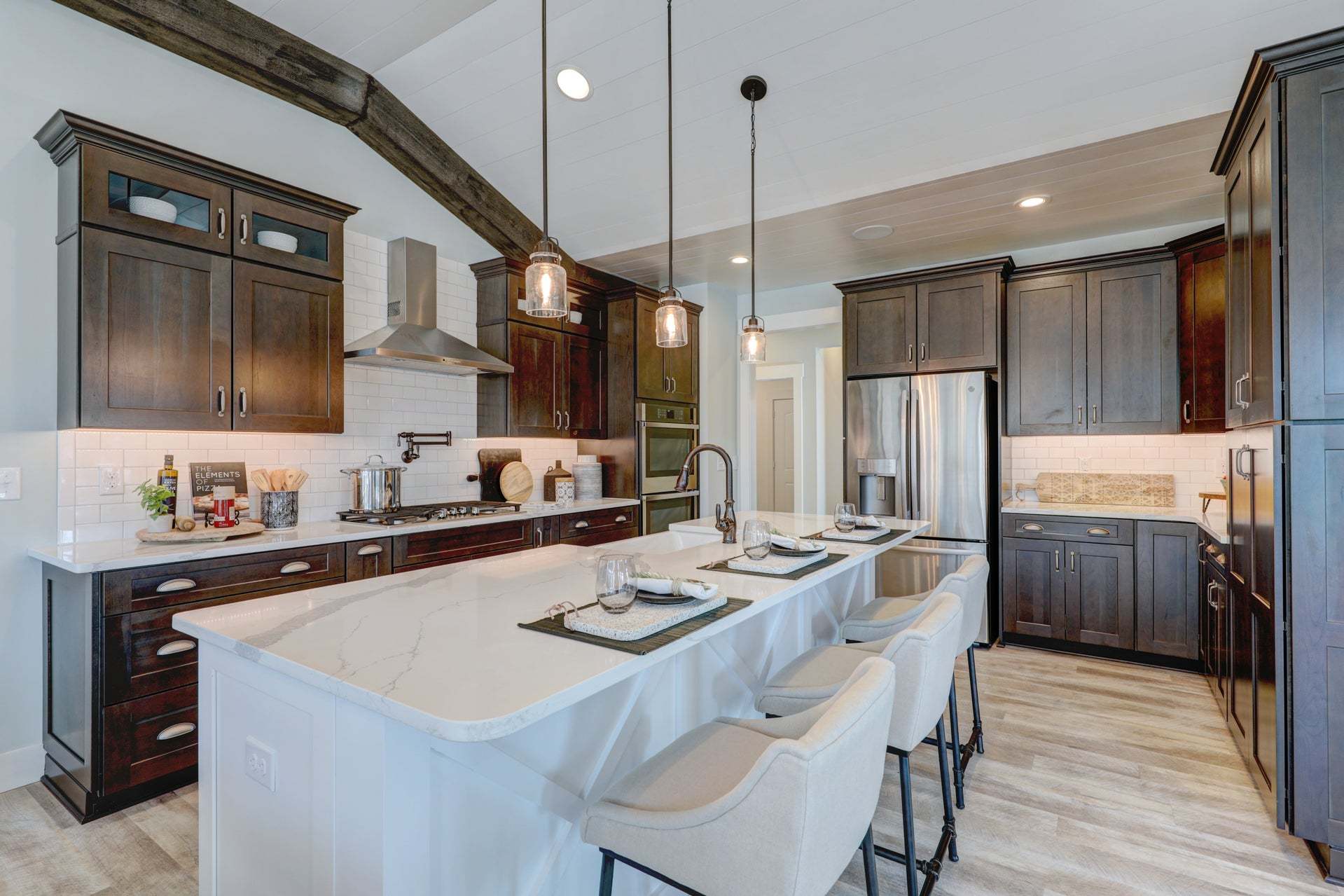 Nelson kitchen island view