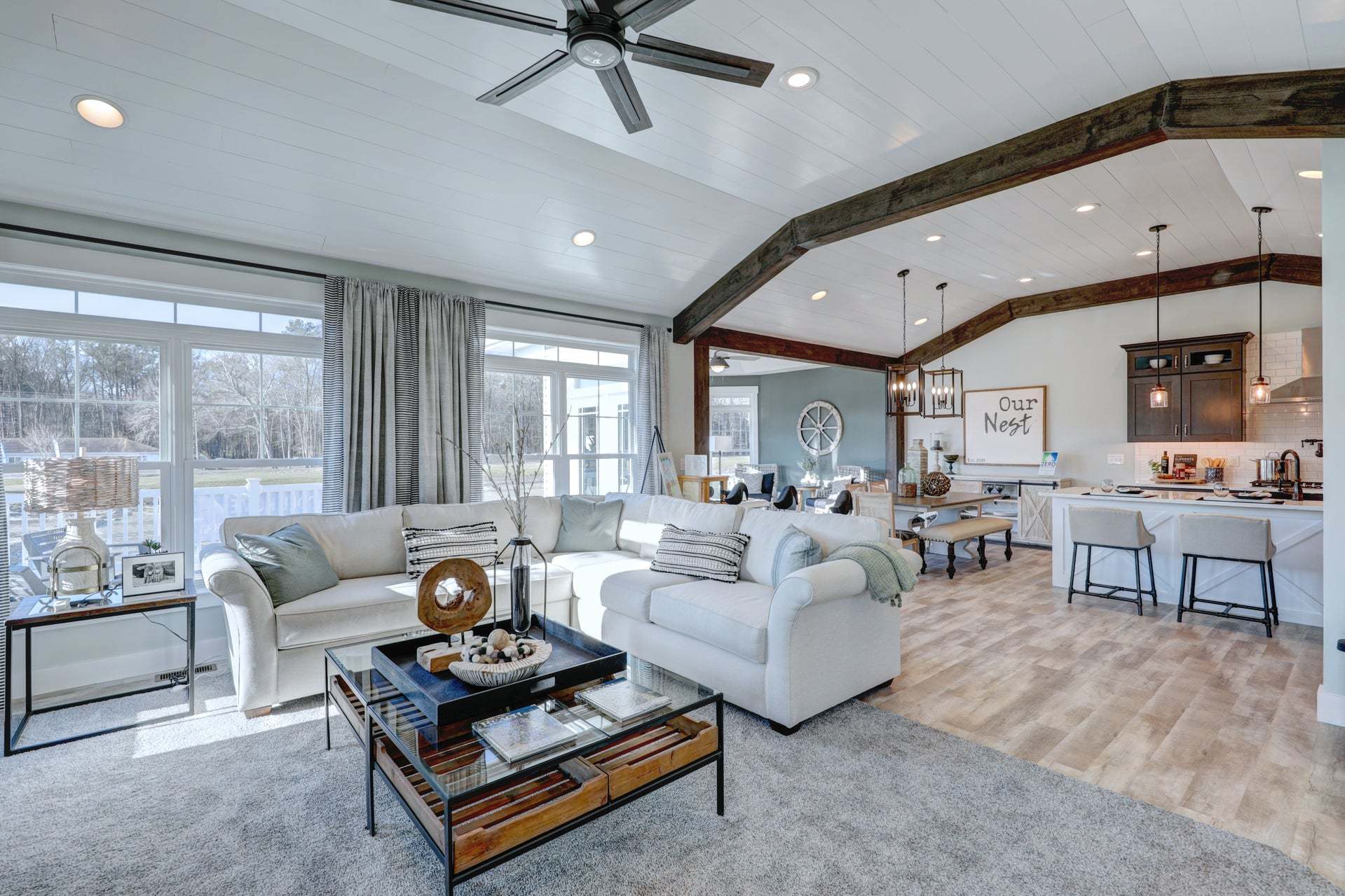 Nelson living room breakfast area