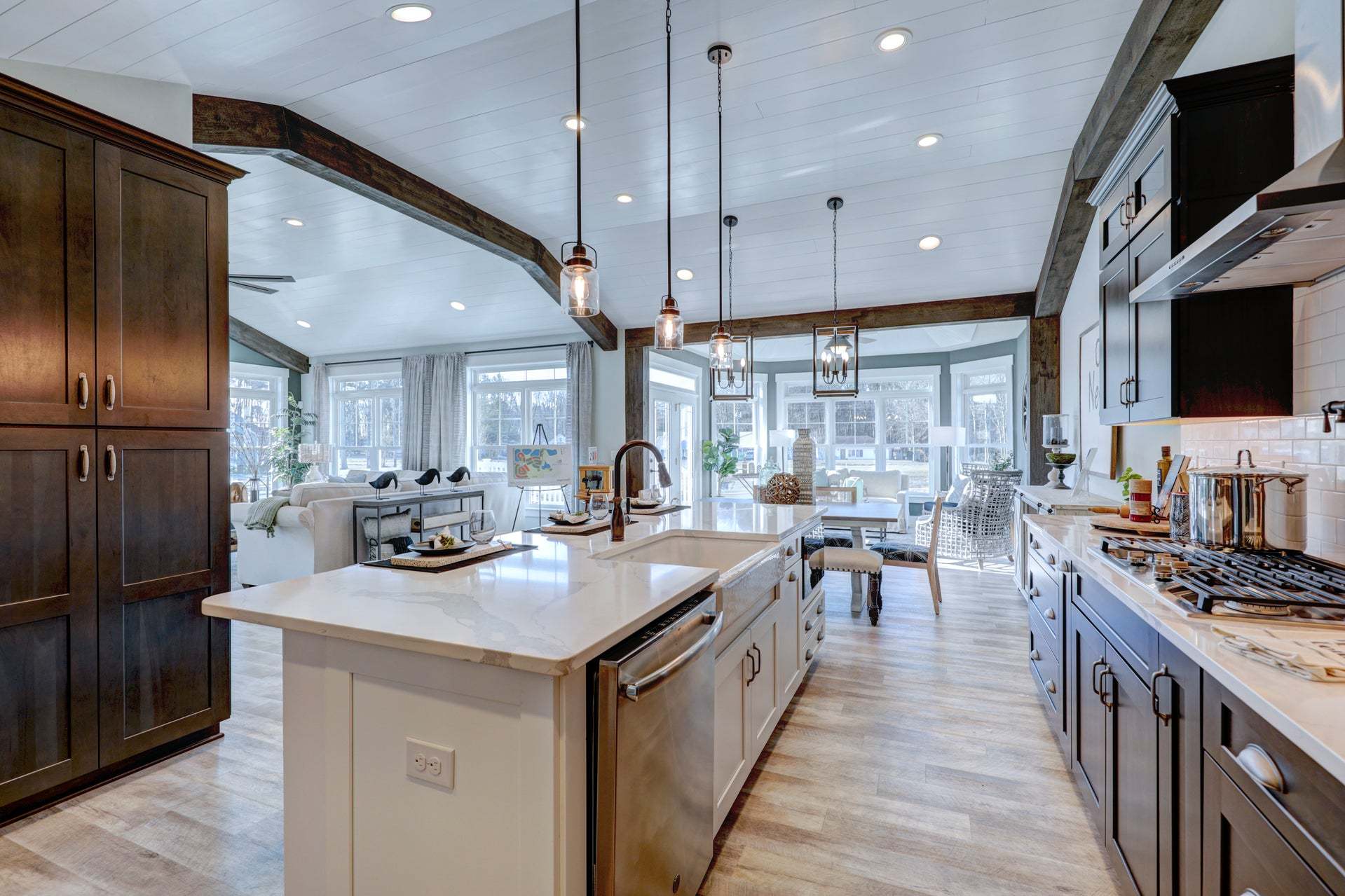 Nelson kitchen view to morning room