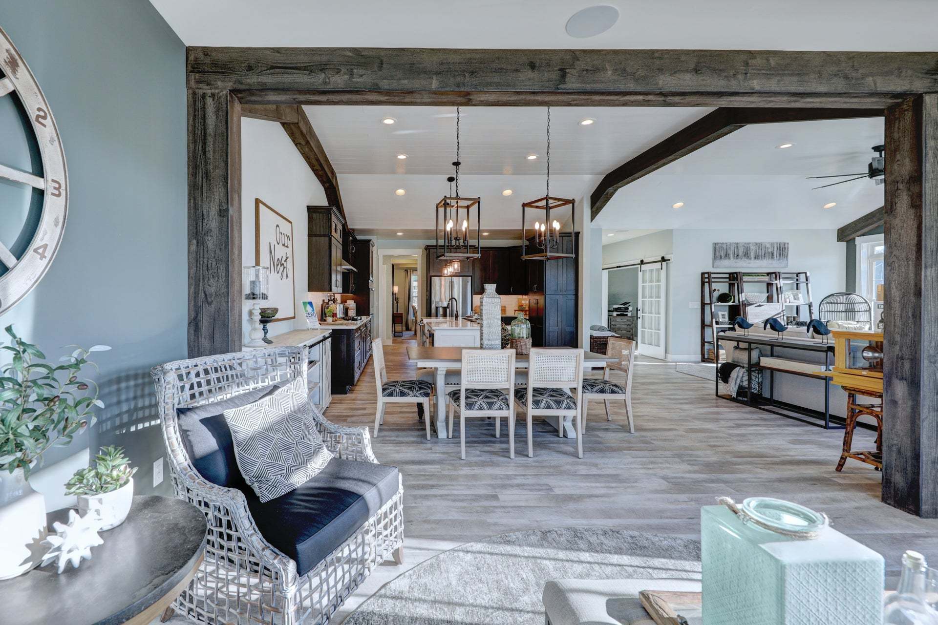 Nelson Moring room view of kitchen