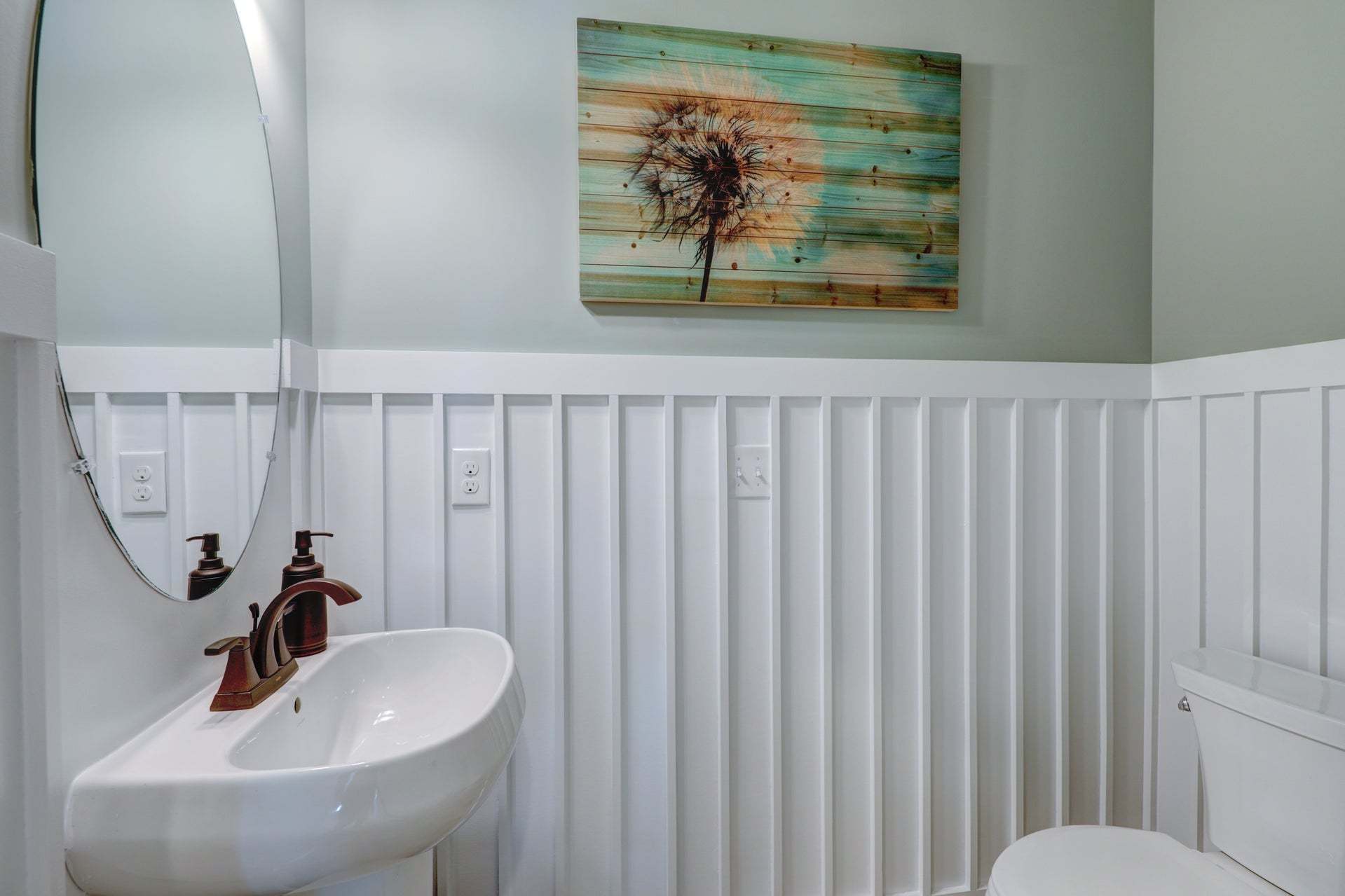 Nelson main floor powder room