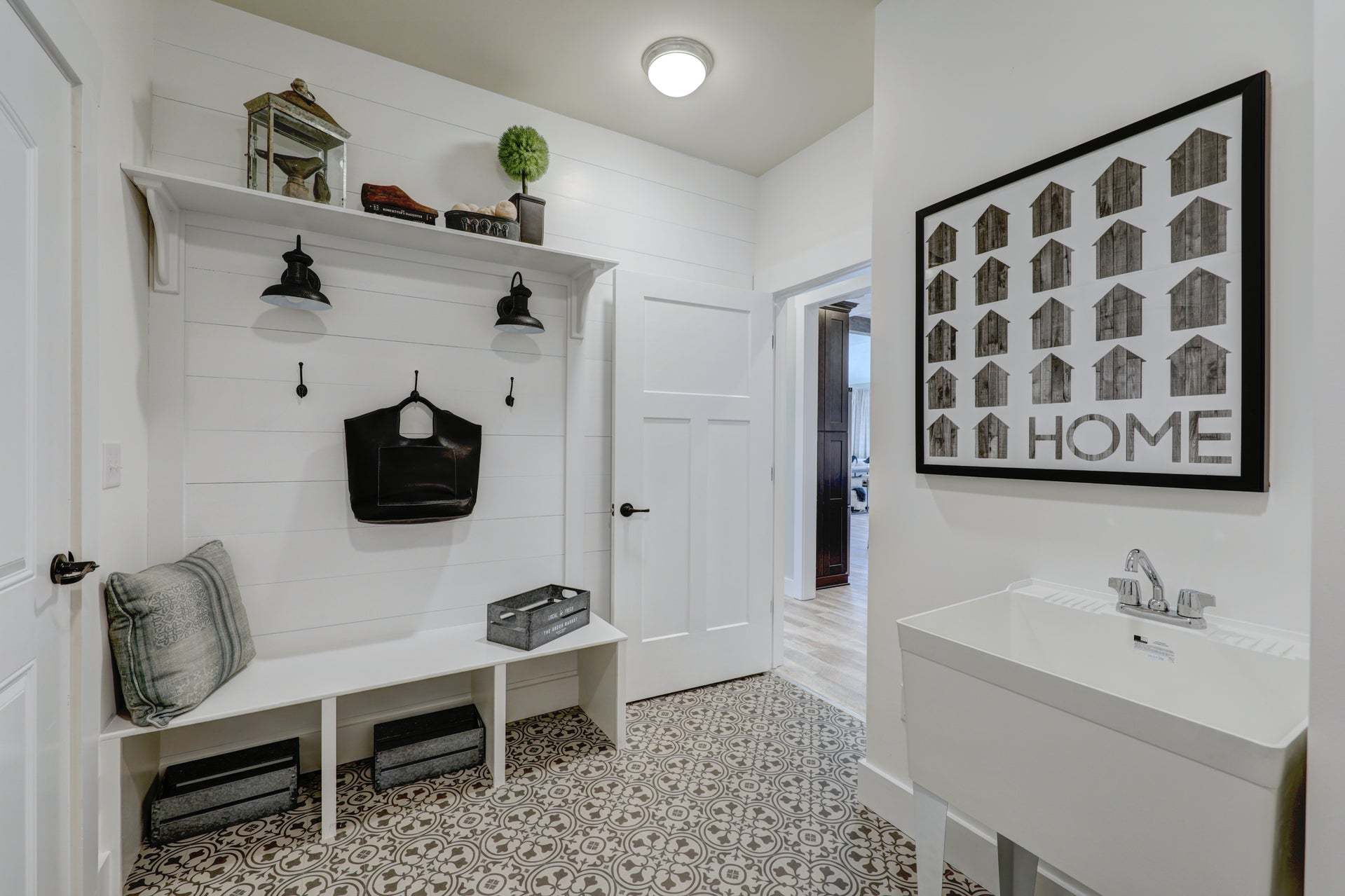 Nelson mud room and laundry room