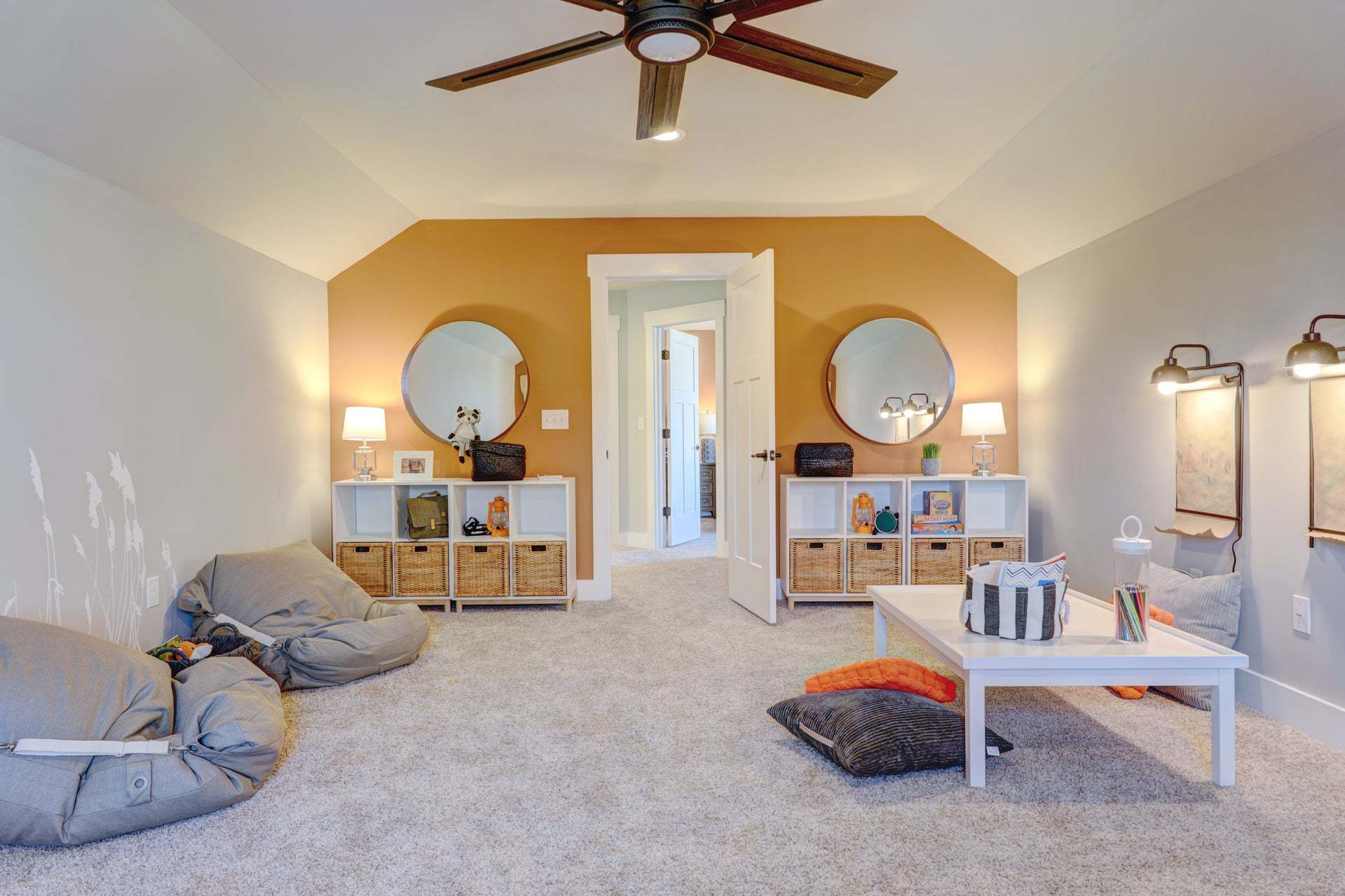 Nelson second level kids room hall view