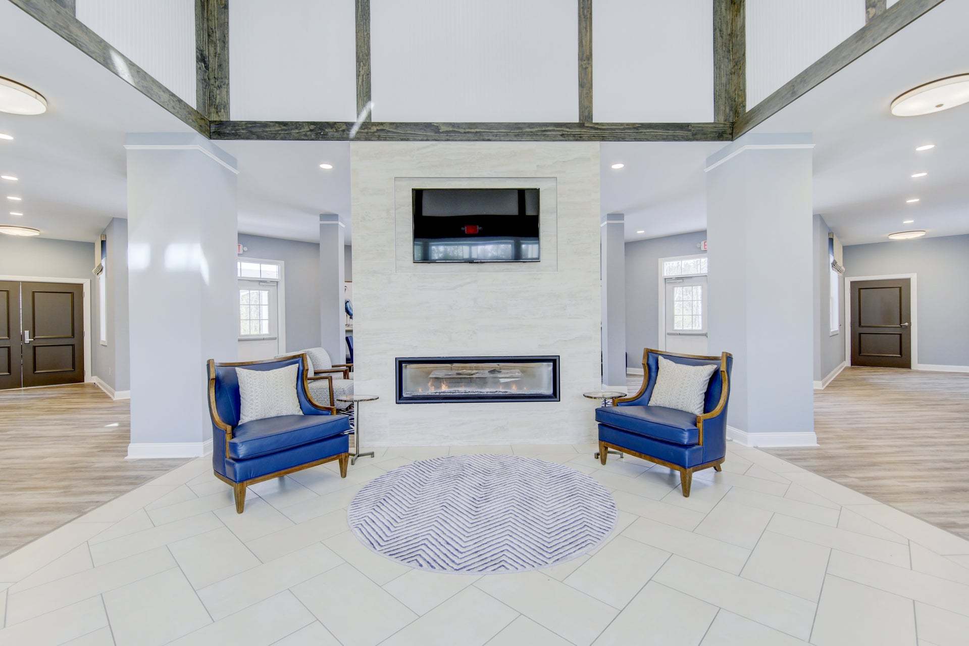 Inside the Hawthorne Community Clubhouse