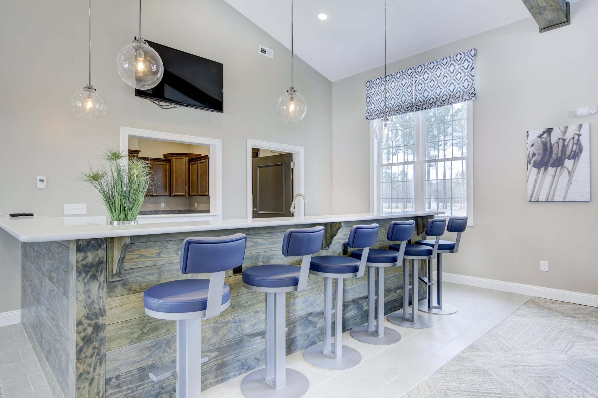 Inside the Hawthorne Community Clubhouse