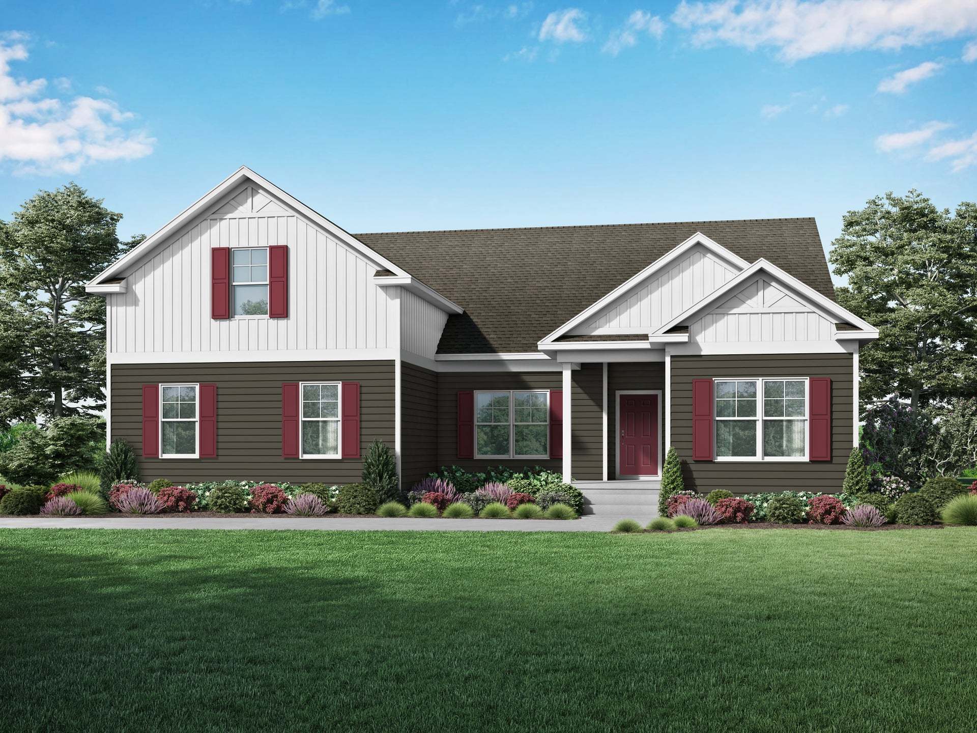 Traditional (1-Story, side entry garage)