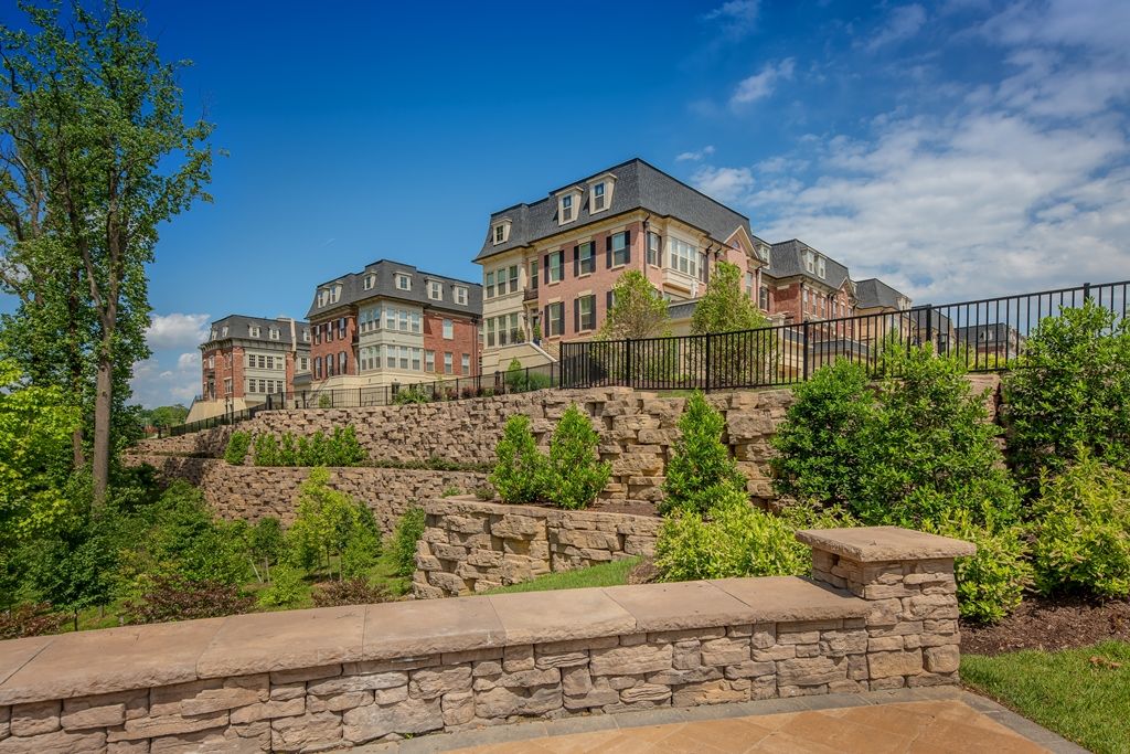 Stone Wall and Landscaping