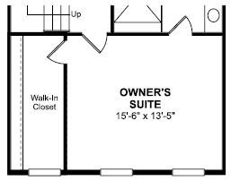 Opt Walk in Closet Bedroom Level