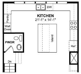 Alternate Main Level Gourmet Kitchen