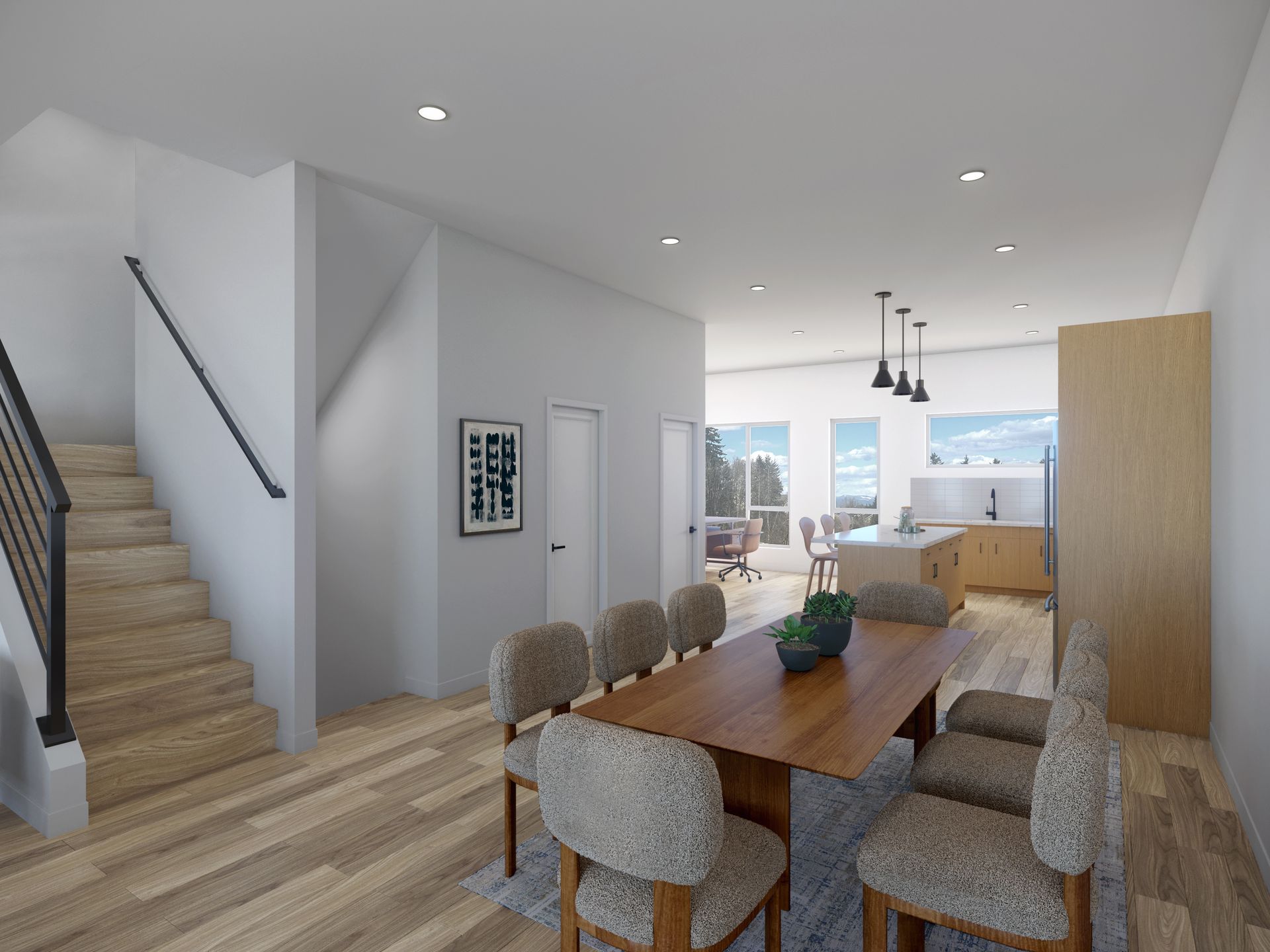 The Summit brings the kitchen, dining, living, and flex spaces together in a thoughtfully connected layout designed for both everyday living and entertaining.