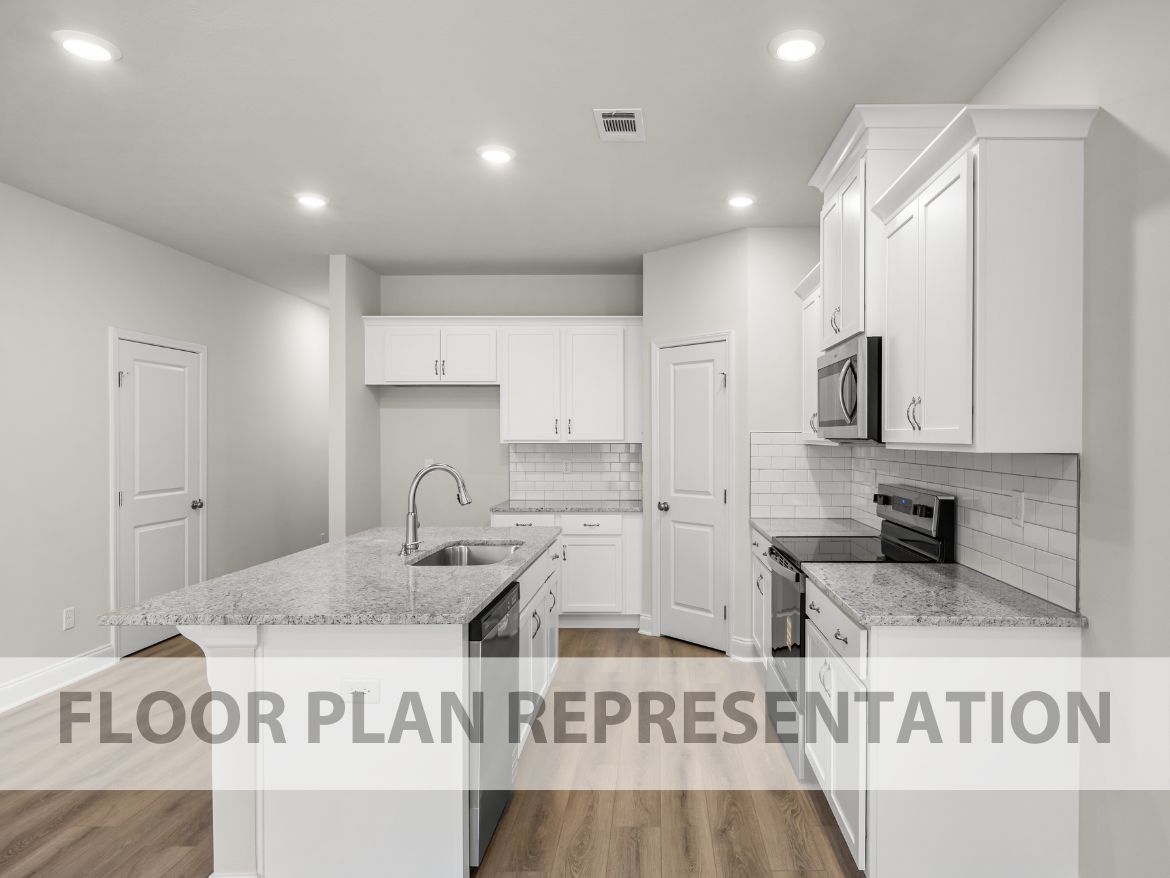 The Griffin 2 Bedroom Townhome Kitchen | A New Plan by Ivey Homes