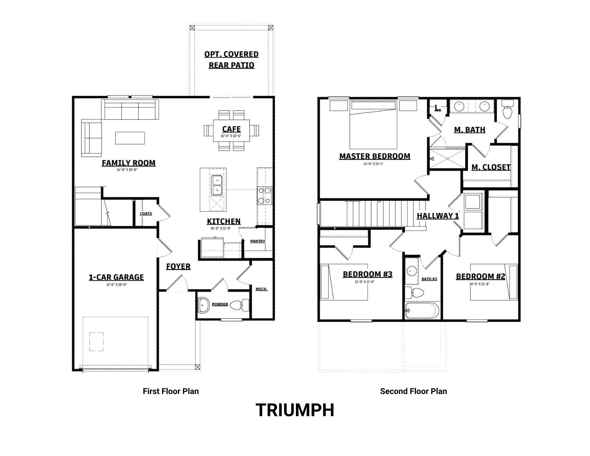 Triumph B&W Floorplan