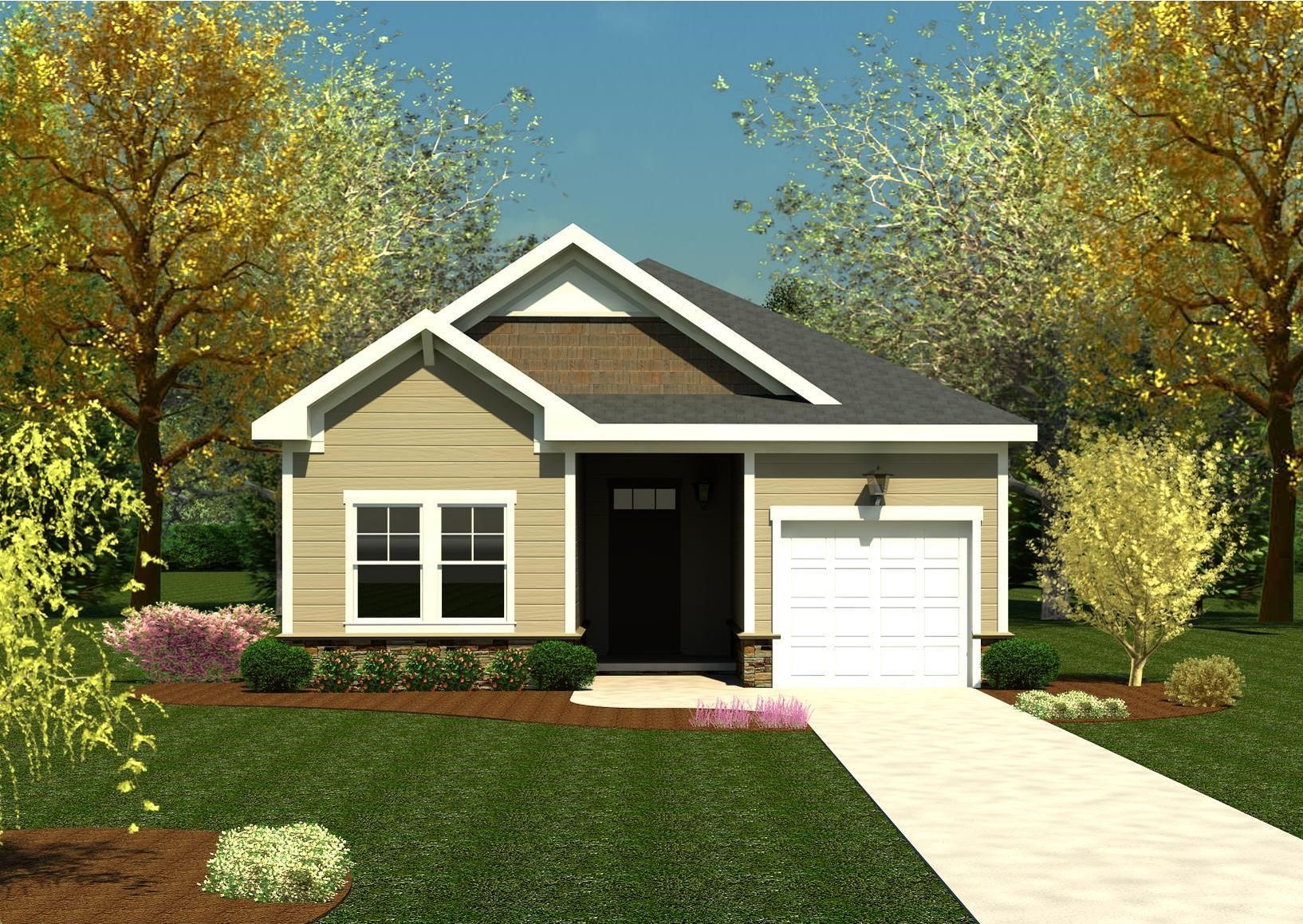 1490 Plan by Ivey Homes - Elevation B