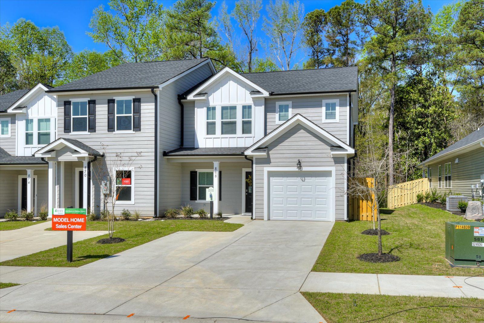 Athens 3-Bedroom - Forrest Bluff Townhomes: North Augusta, Georgia - Ivey Residential