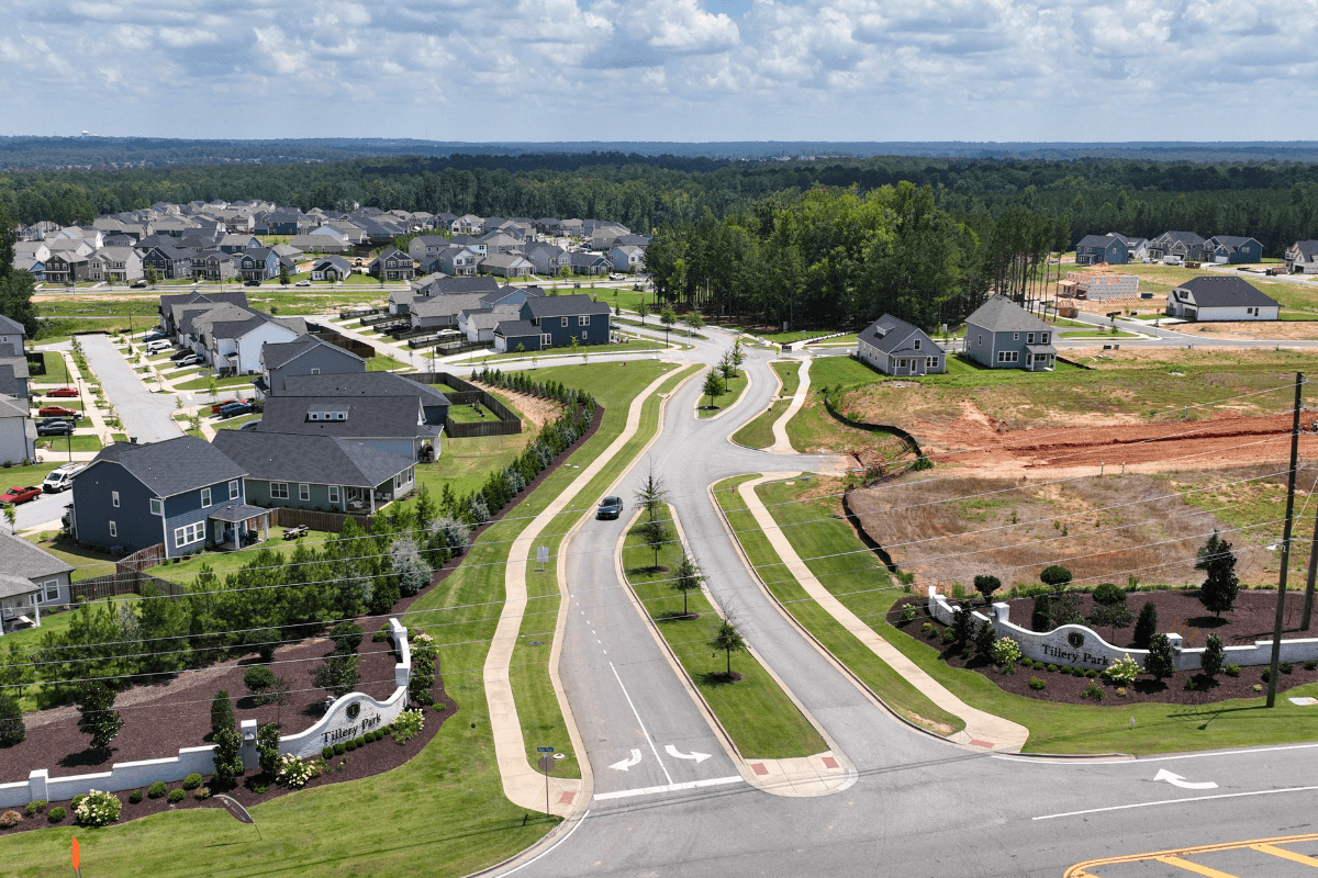 Tillery Park Community Entrance in Grovetown