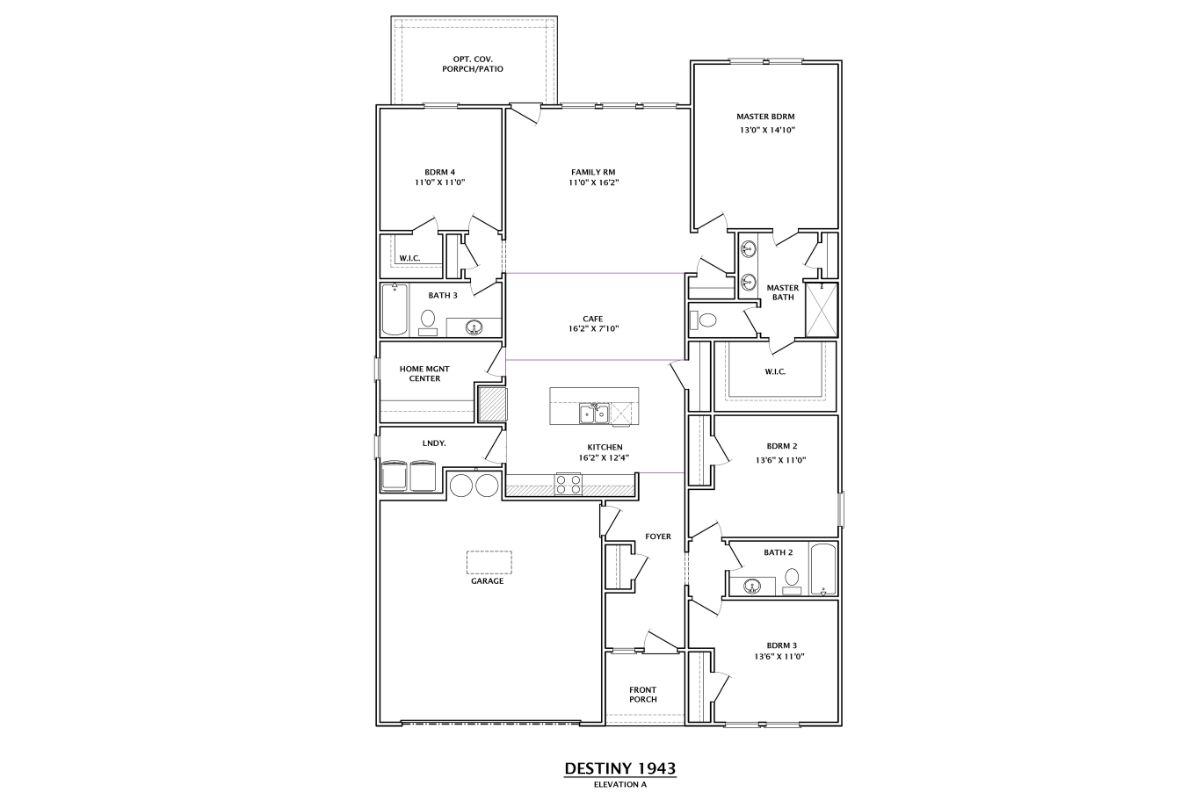 Destiny Floor Plan