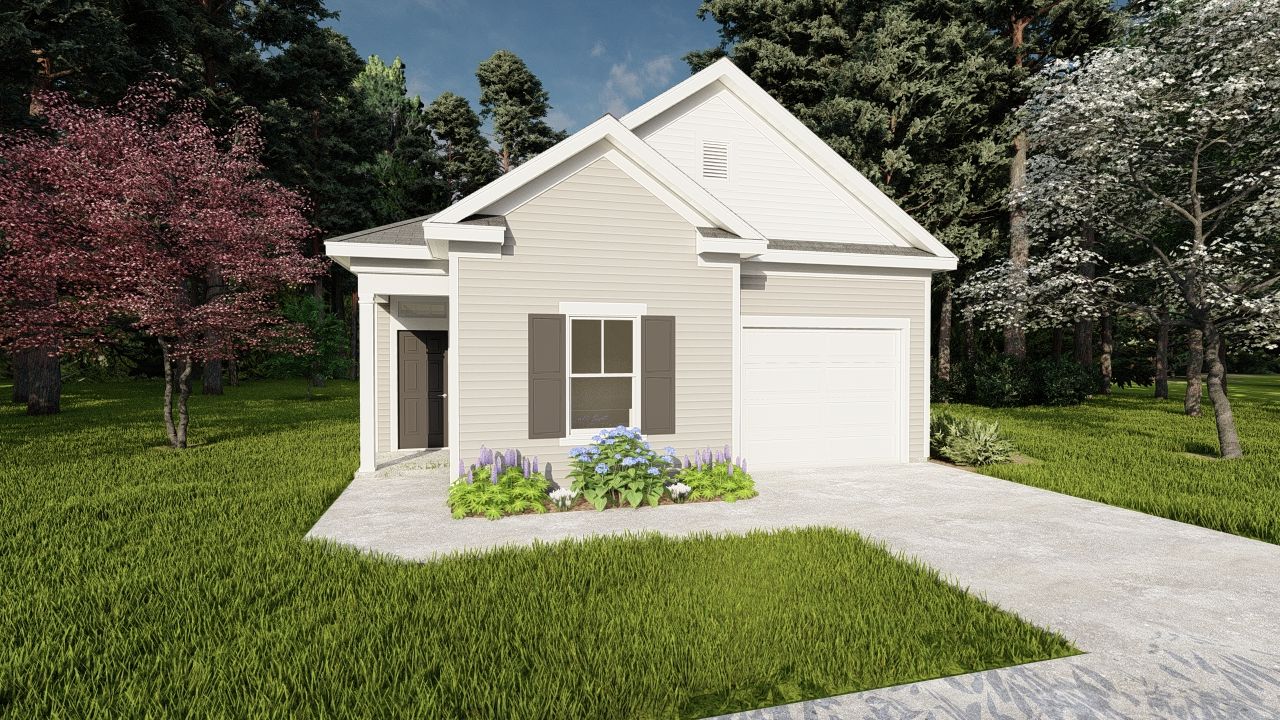 1313 Plan by Ivey Homes - Elevation A