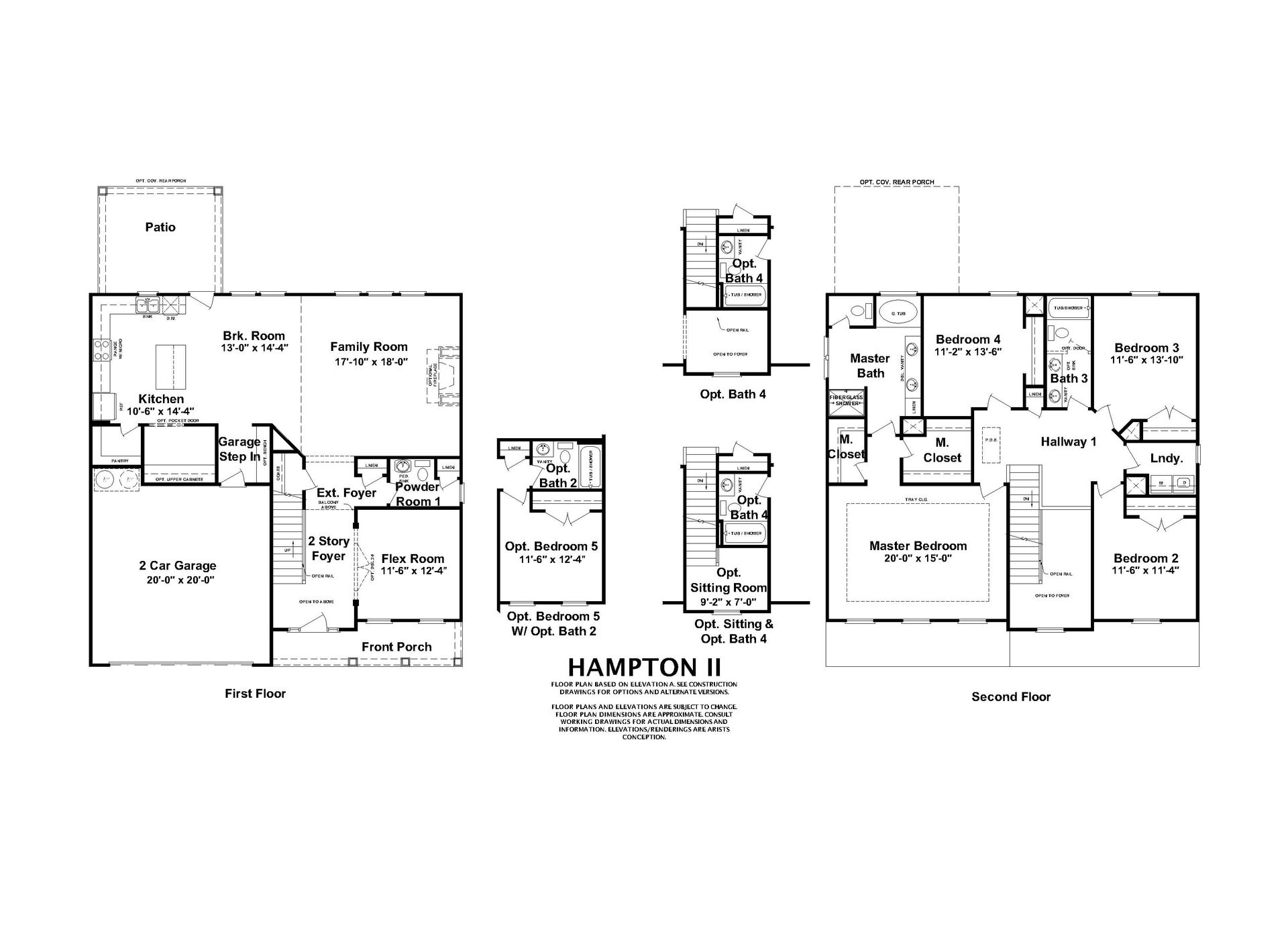 The Hampton II Floorplan | Ivey Homes