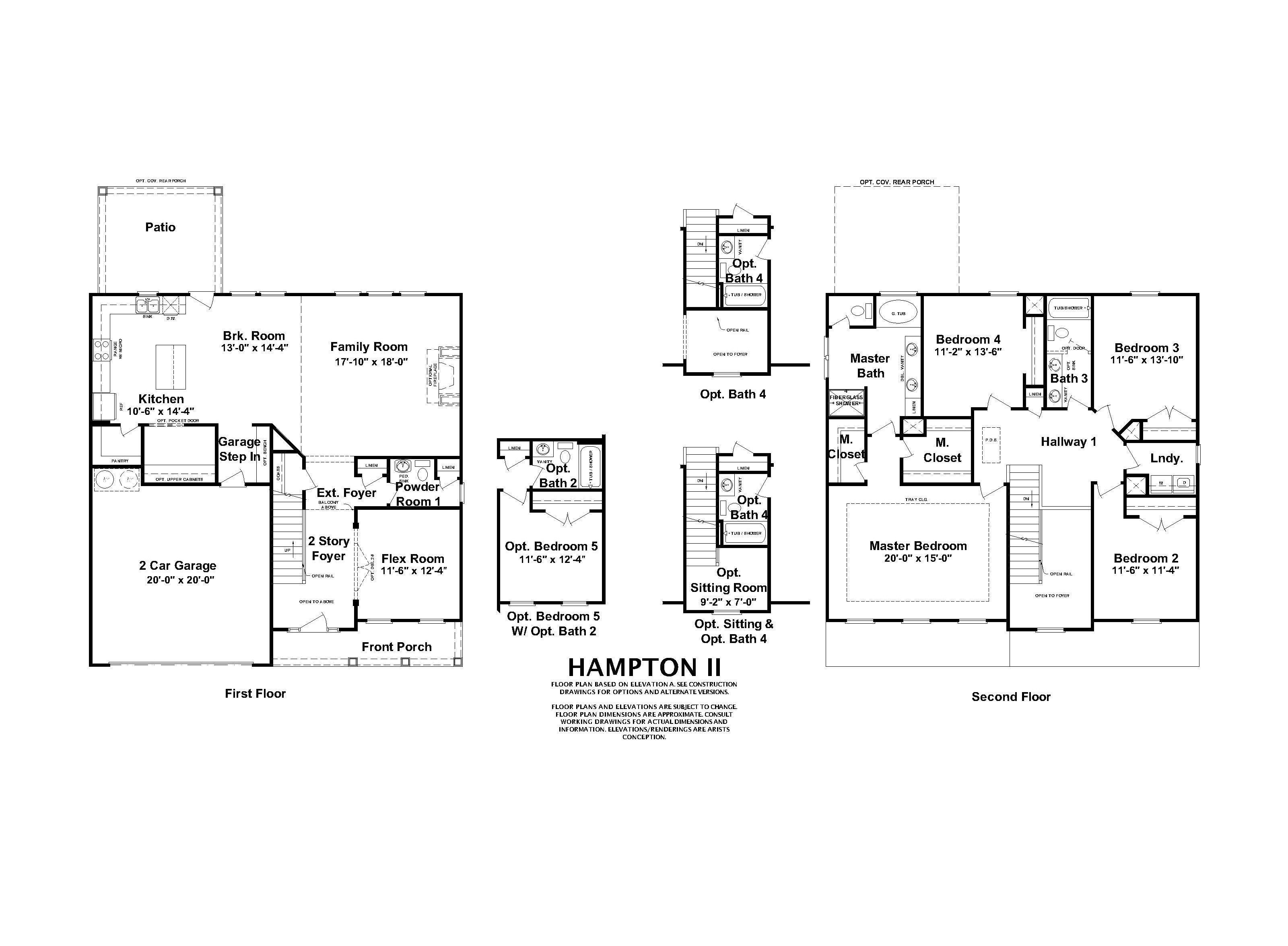 The Hampton II Floorplan | Ivey Homes