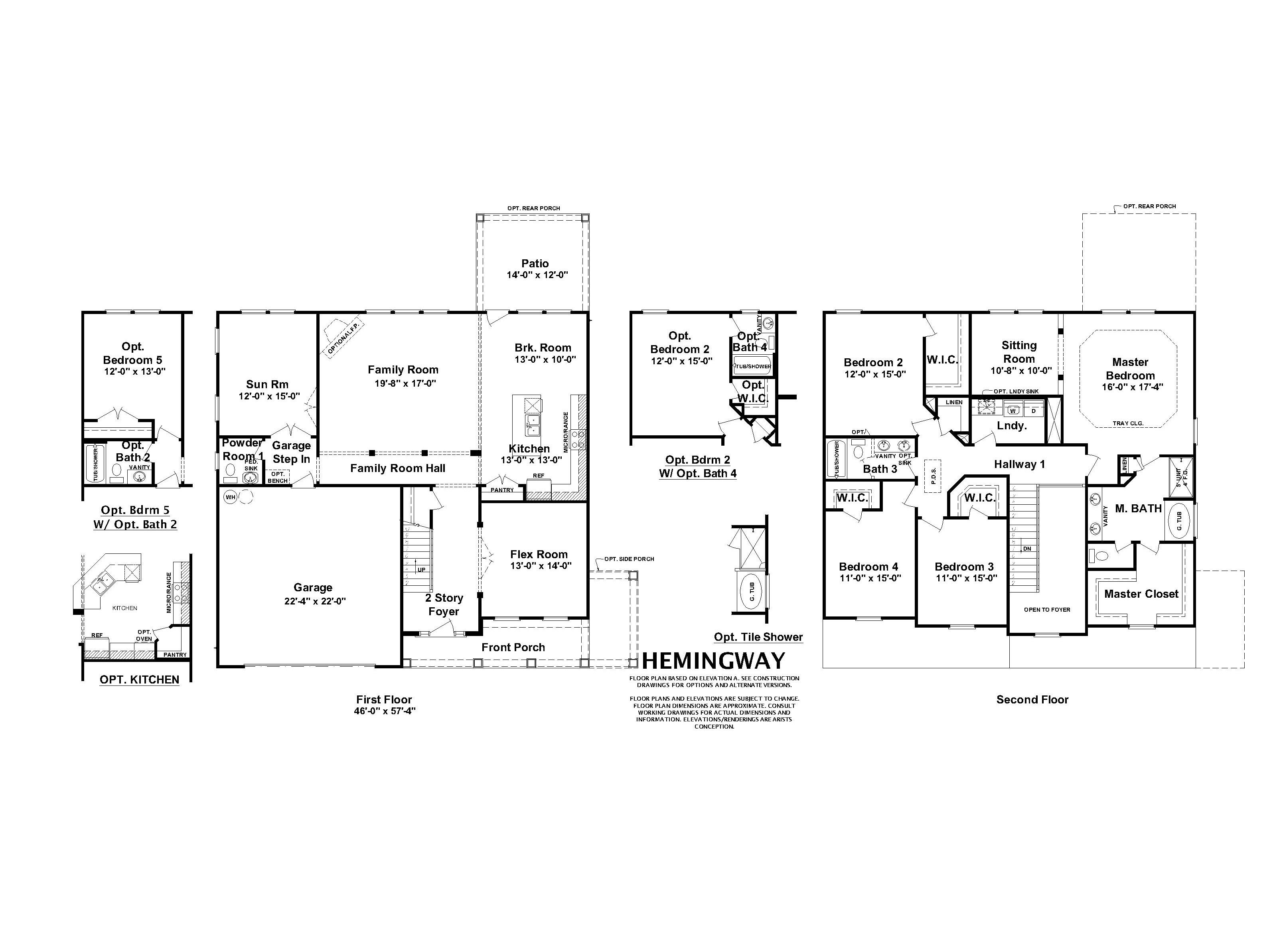 Black & White Floor Plan | The Hemingway by Ivey Homes