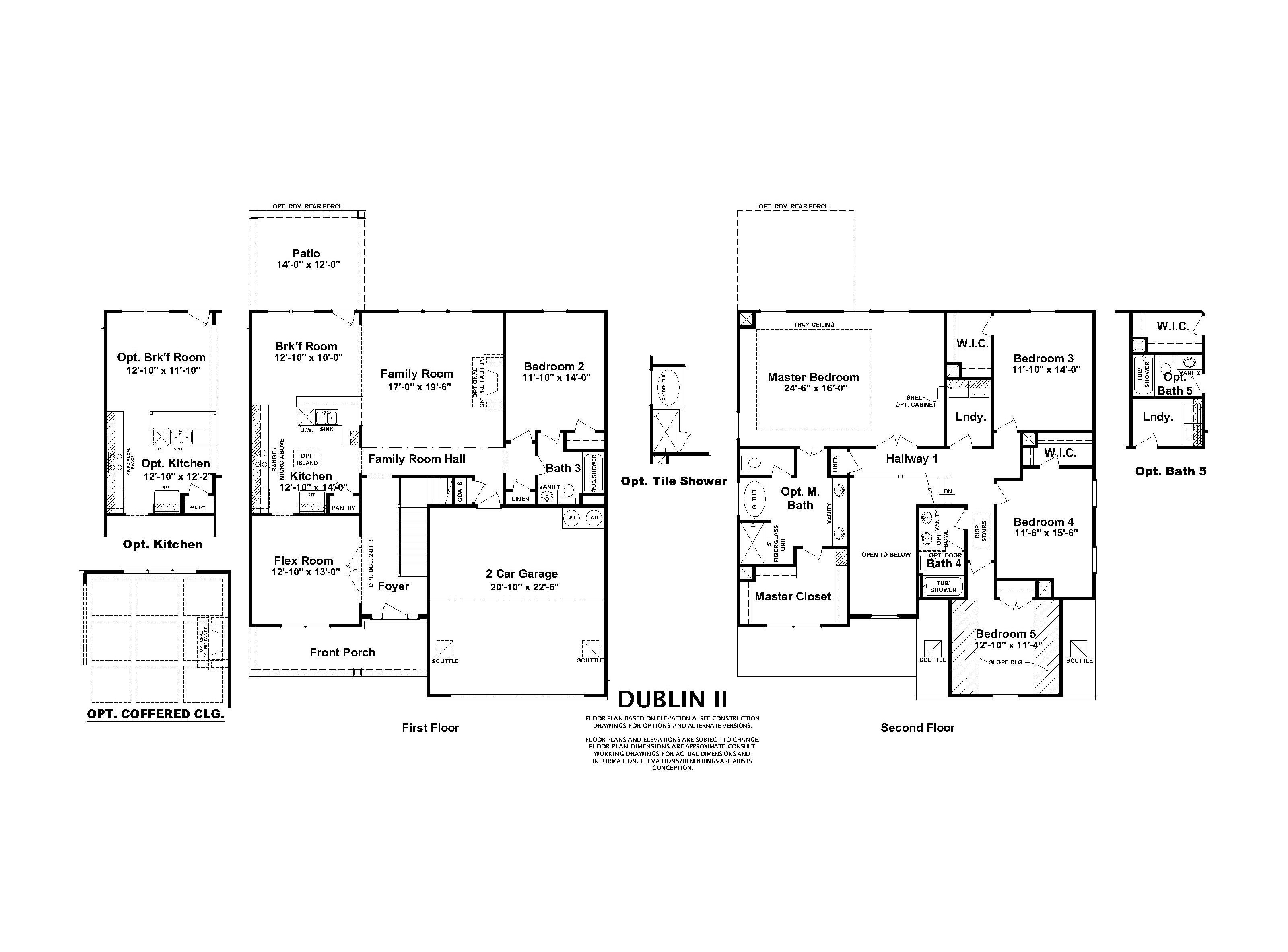The Dublin II Floorplan by Ivey Homes