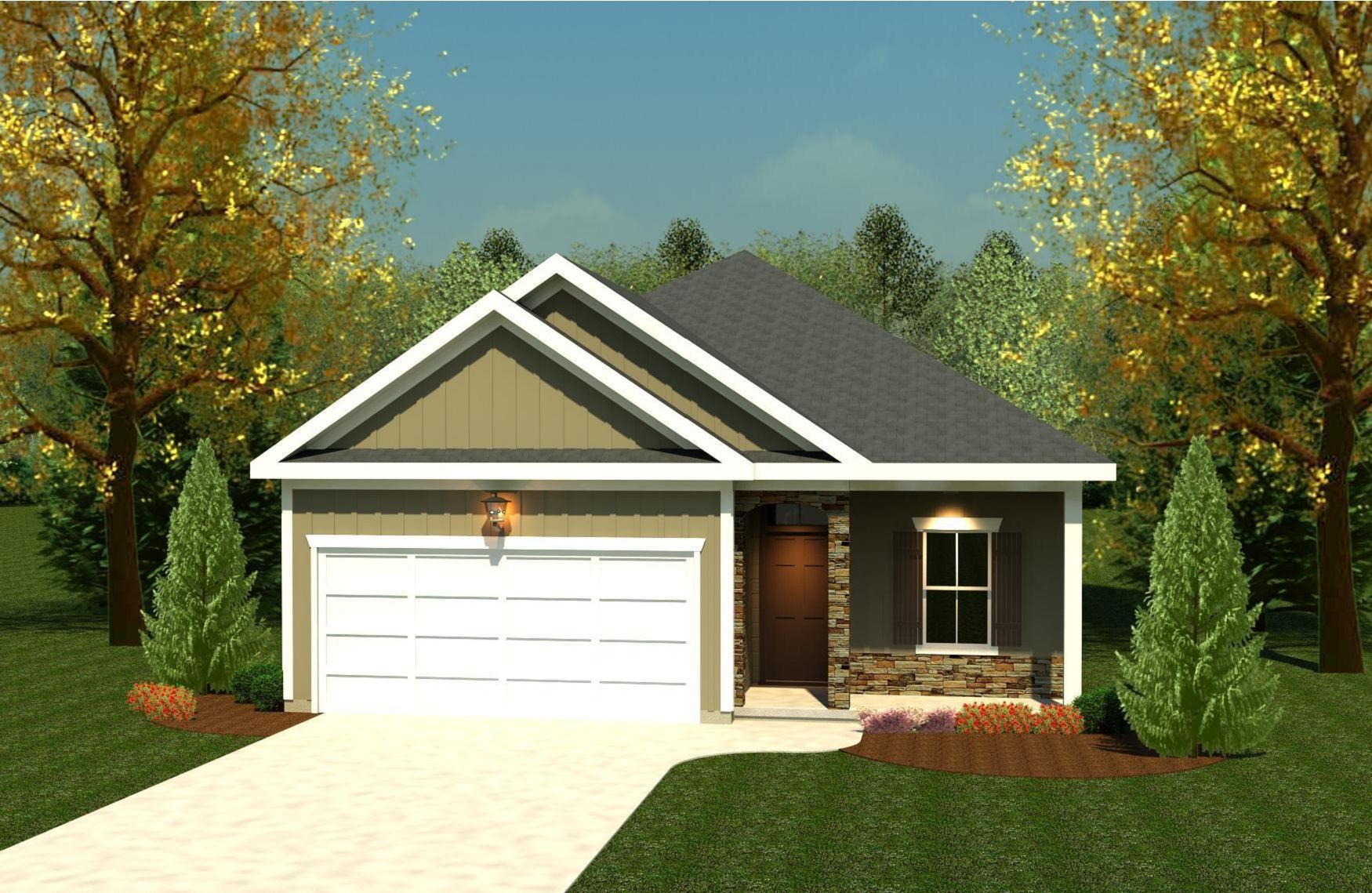 1575 Plan by Ivey Homes - Elevation C