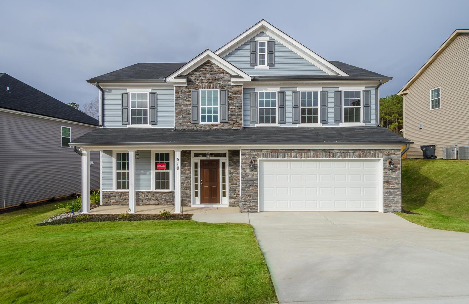 Front Exterior | New Construction Home in Windsor by Ivey Homes
