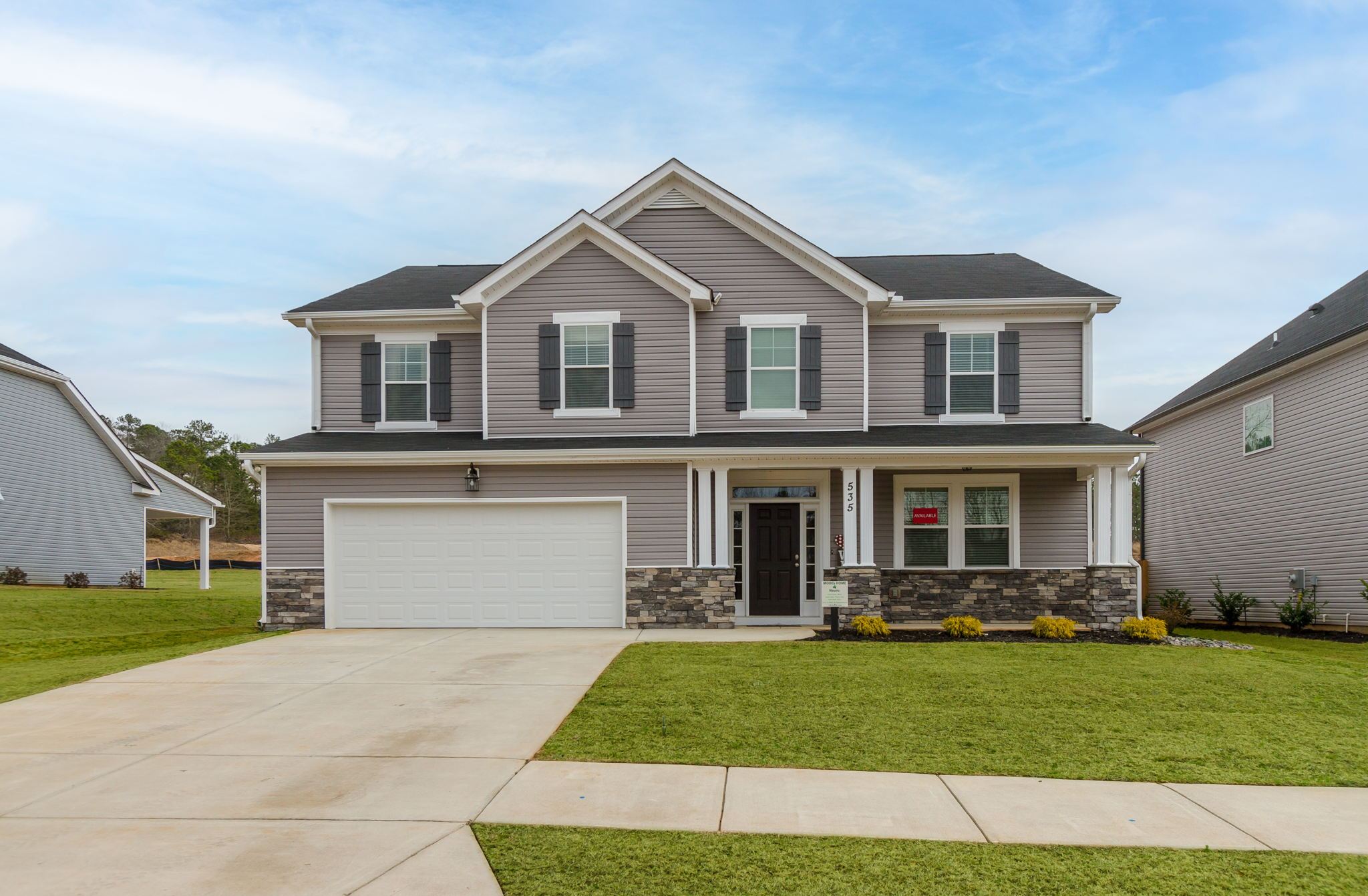 Front Exterior | New Construction Home in Windsor by Ivey Homes