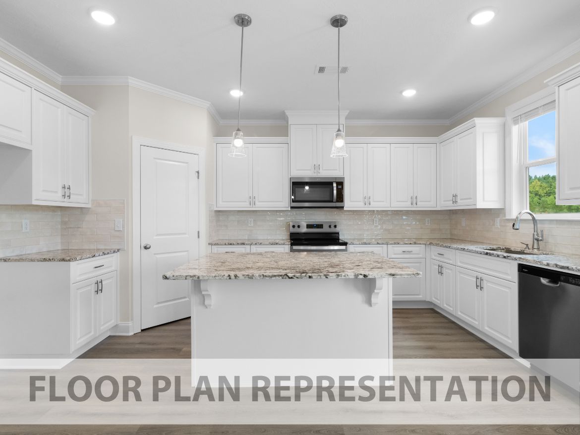Kitchen Floorplan Representation | The Ridgeway II Plan by Ivey Homes