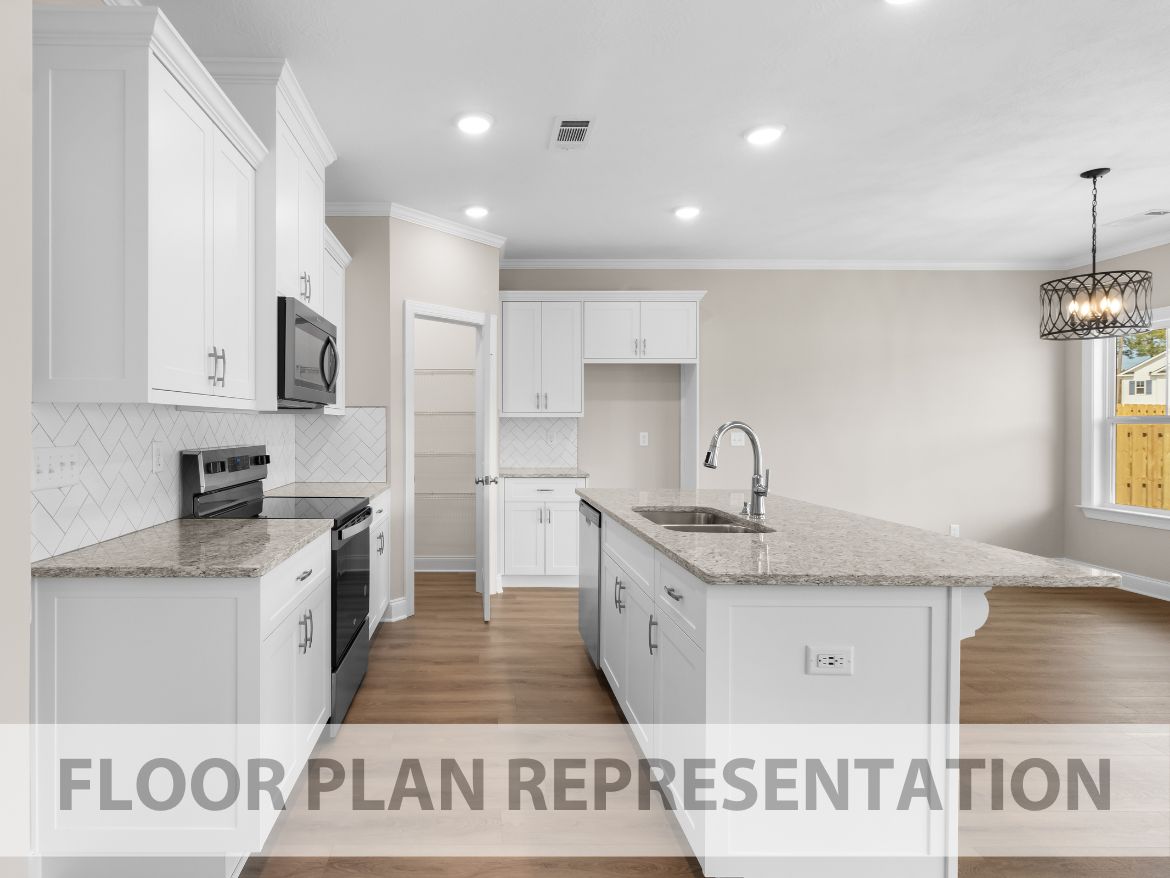 The 1888 - Floorplan Representation | Kitchen to Dining
