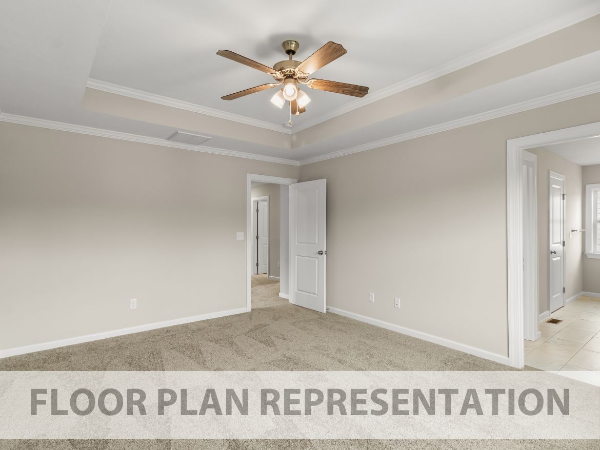 The 1888 - Floorplan Representation | Primary Bedroom