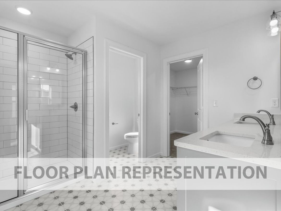 Starling Plan Primary Bathroom | Ivey Homes