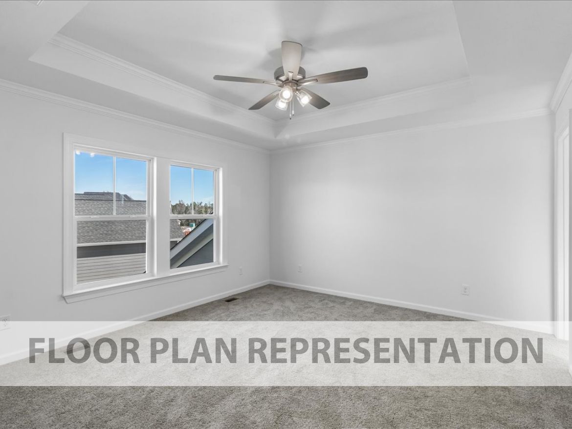 Starling Plan Primary Bedroom | Ivey Homes