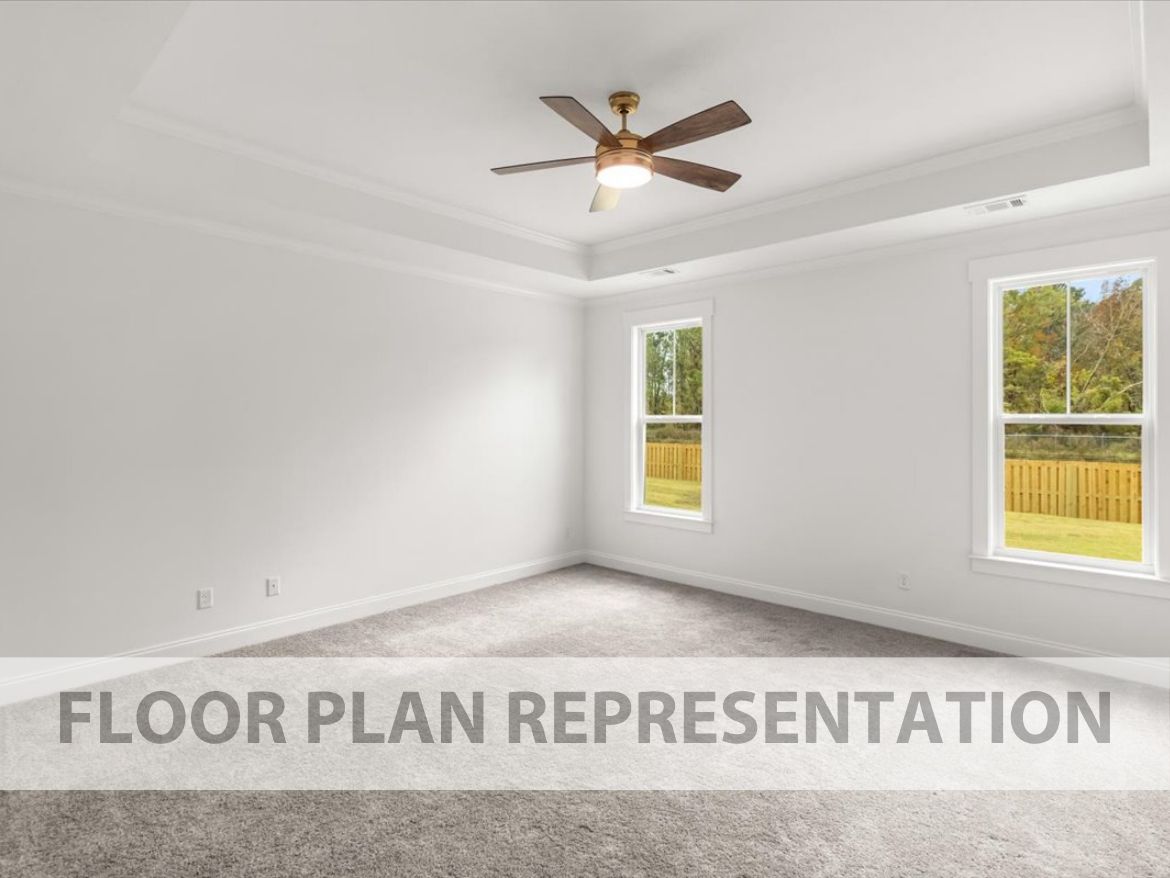 Nottaway Floor Plan Representation | Primary Bedroom
