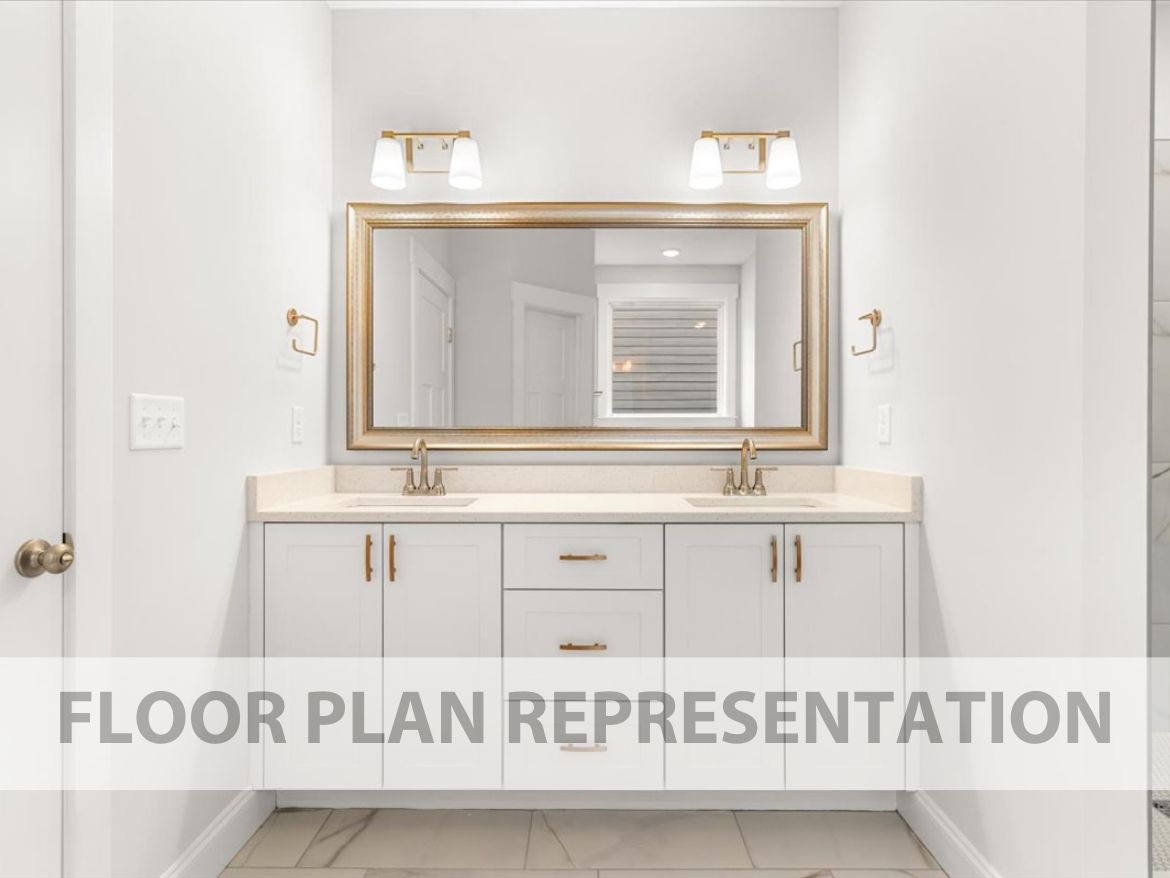 Nottaway Floor Plan Representation | Primary Bath Dual Vanity