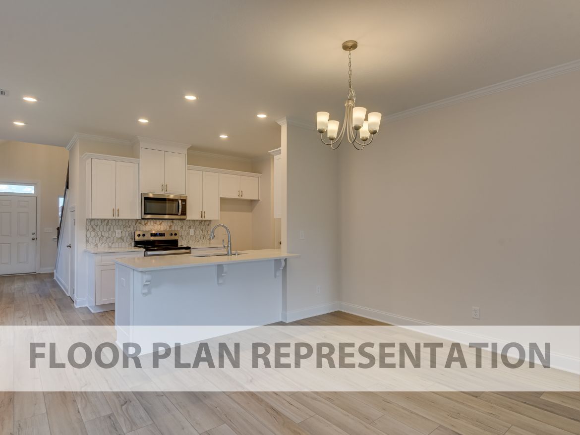 Cafe Area | 1800 Plan by Ivey Homes
