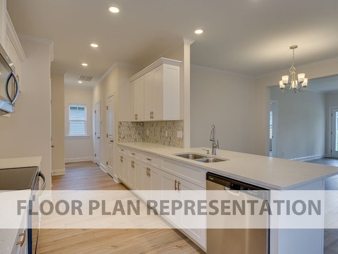 Kitchen | 1800 Plan by Ivey Homes