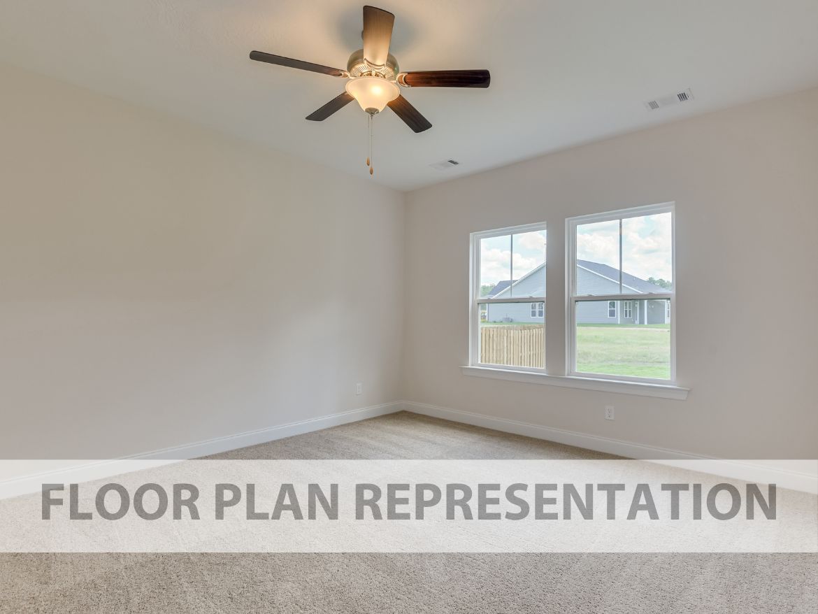 Main-Level Primary Bedroom | 1800 Plan by Ivey Homes
