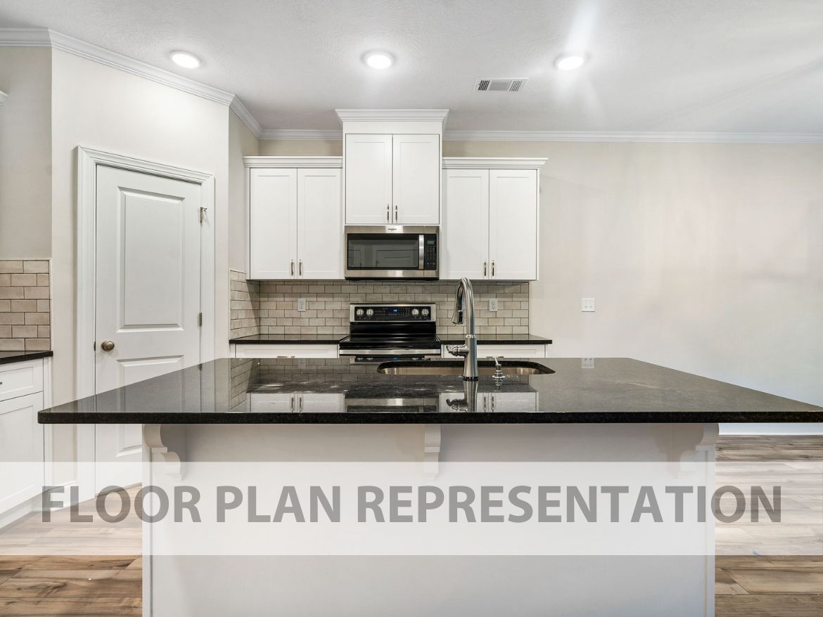 Floorplan Representation Photo | The 1486 plan kitchen