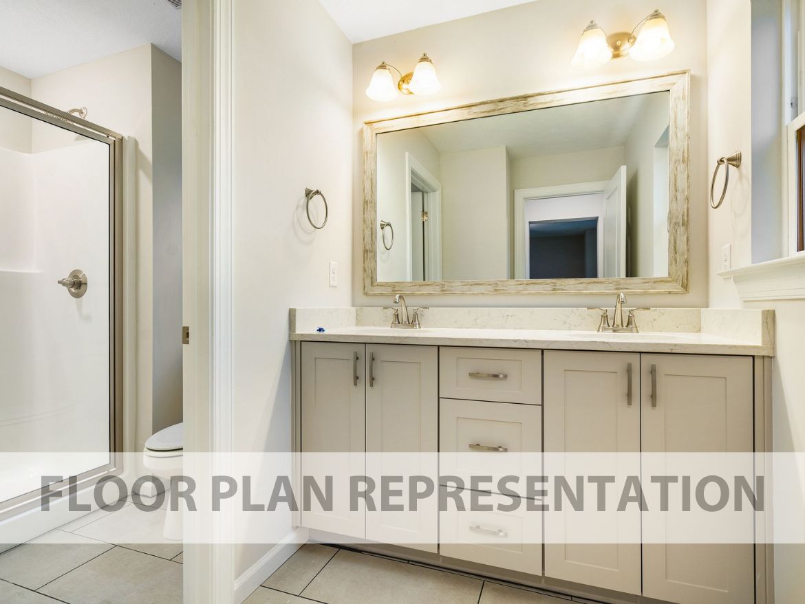 Primary bathroom suite | 1486 Floorplan Representation Photo