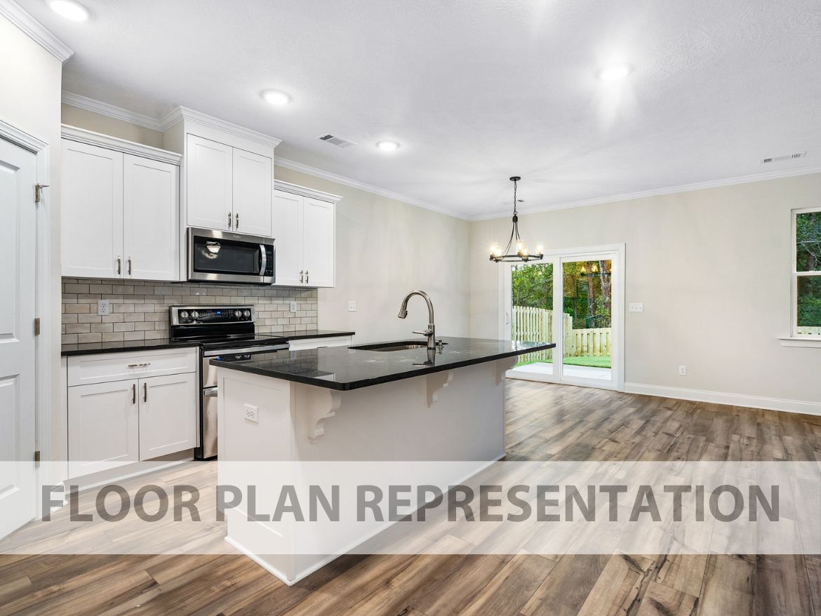 Modern Kitchen | 1486 Plan by Ivey Homes