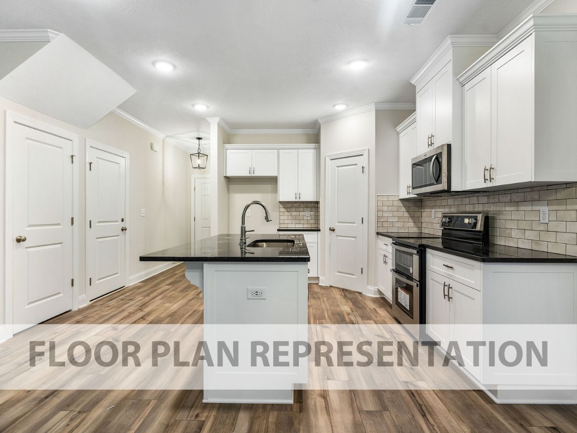 Modern Kitchen | 1486 Plan by Ivey Homes
