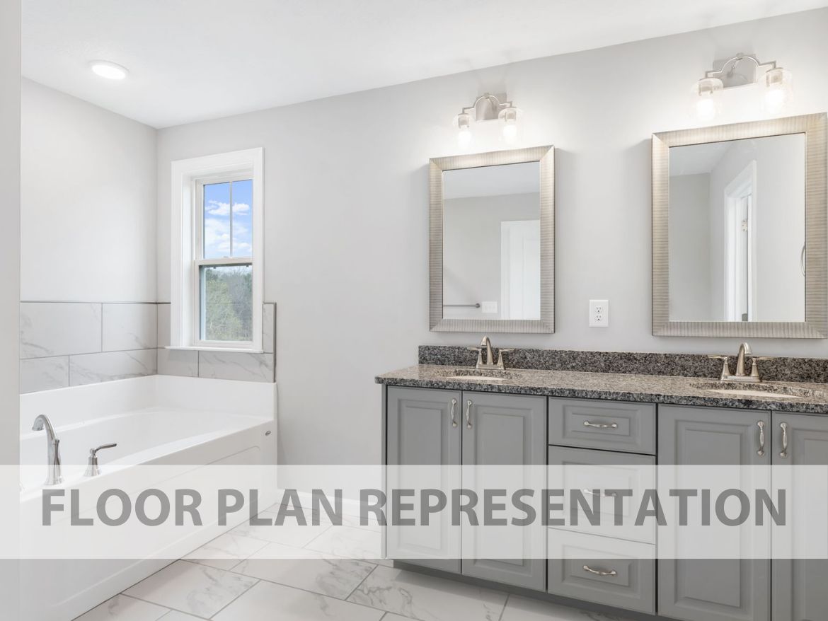 Primary Bathroom | 1902 Plan by Ivey Homes
