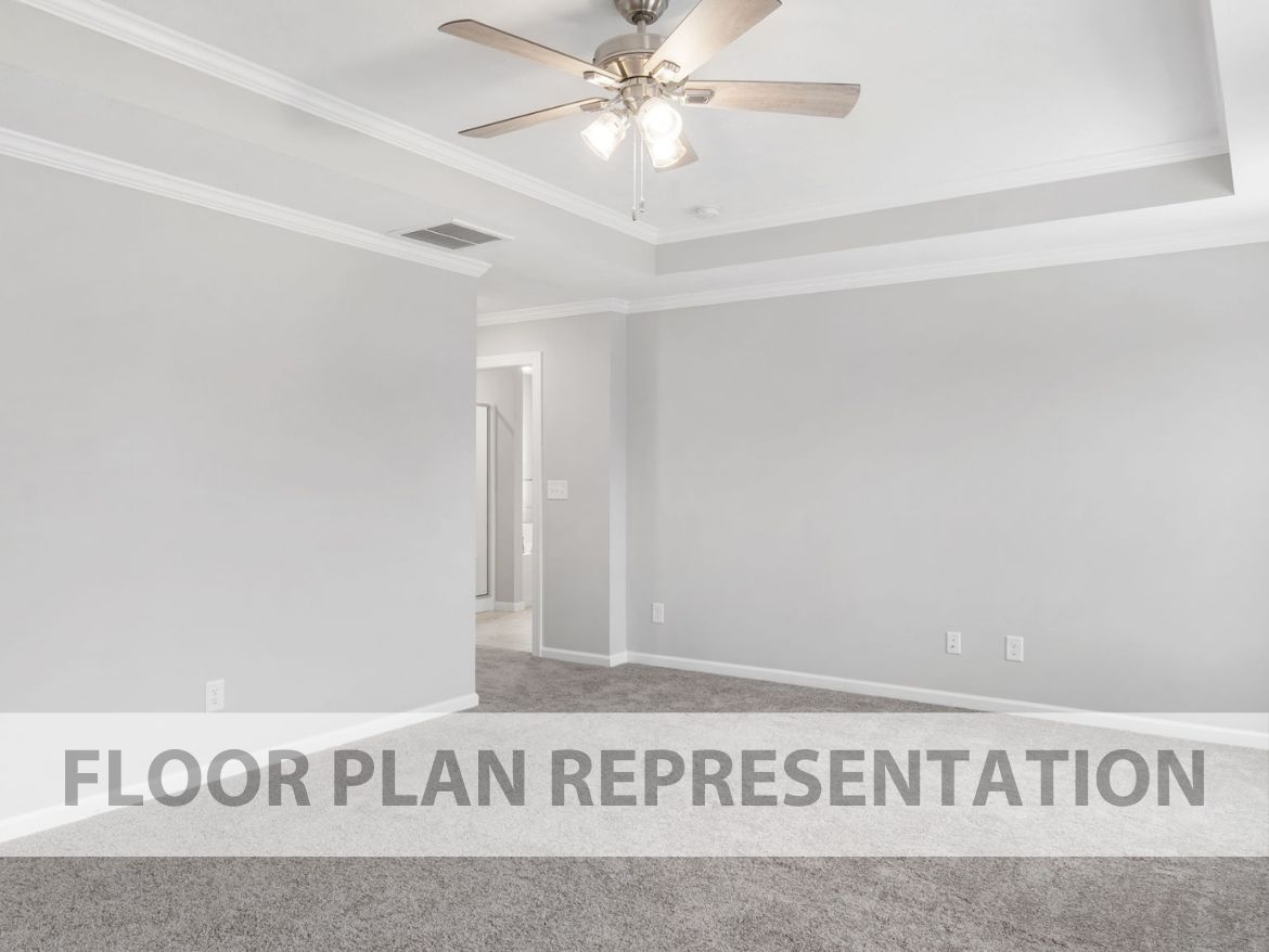 Primary Bedroom | 1902 Plan by Ivey Homes